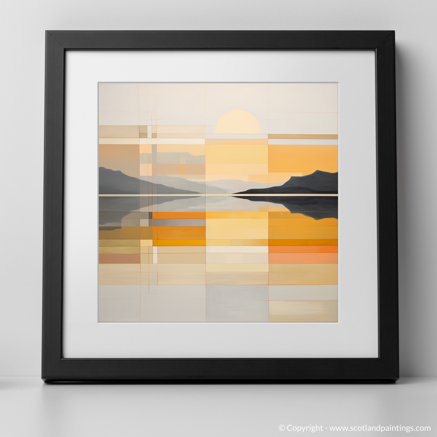 Golden Hour Geometric: An Abstract Ode to Langamull Bay