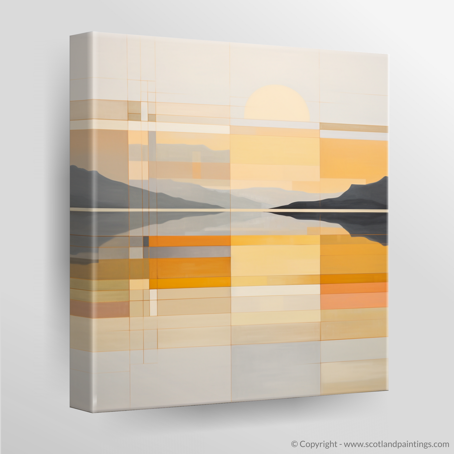 Golden Hour Geometric: An Abstract Ode to Langamull Bay