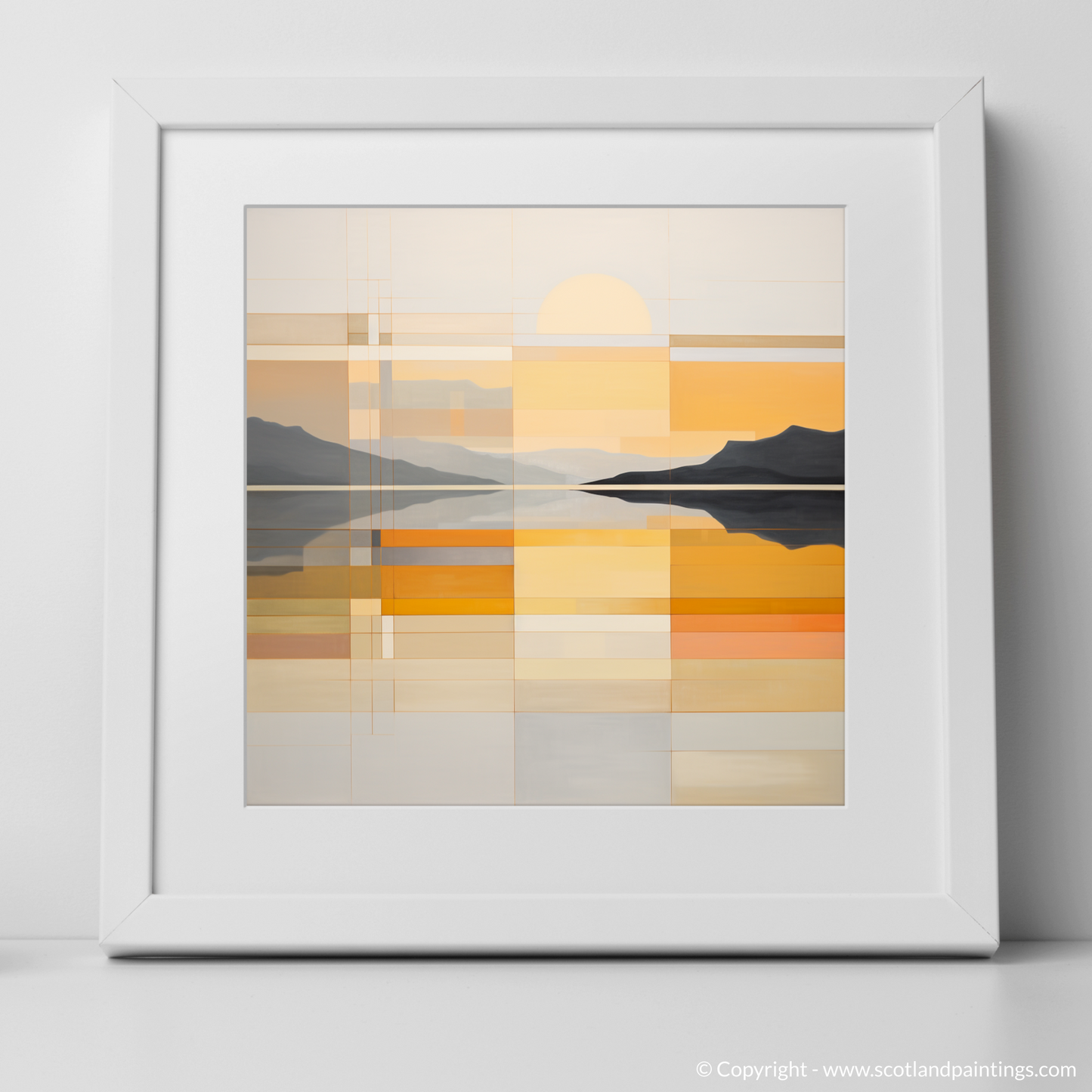 Golden Hour Geometric: An Abstract Ode to Langamull Bay