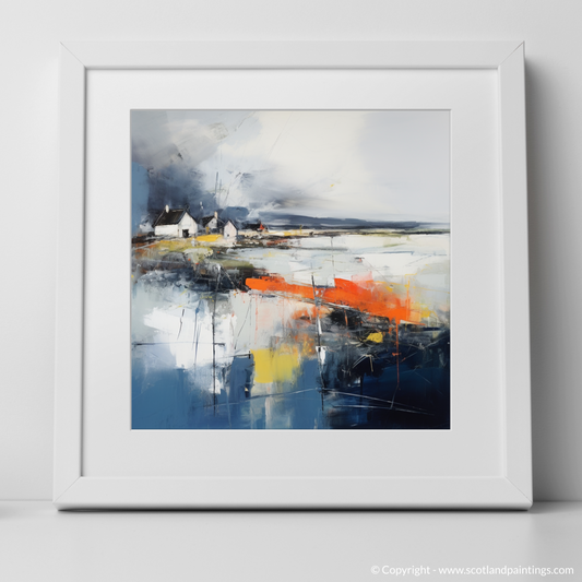 Tempest at Whitehills Harbour: An Abstract Ode to Scottish Seascapes