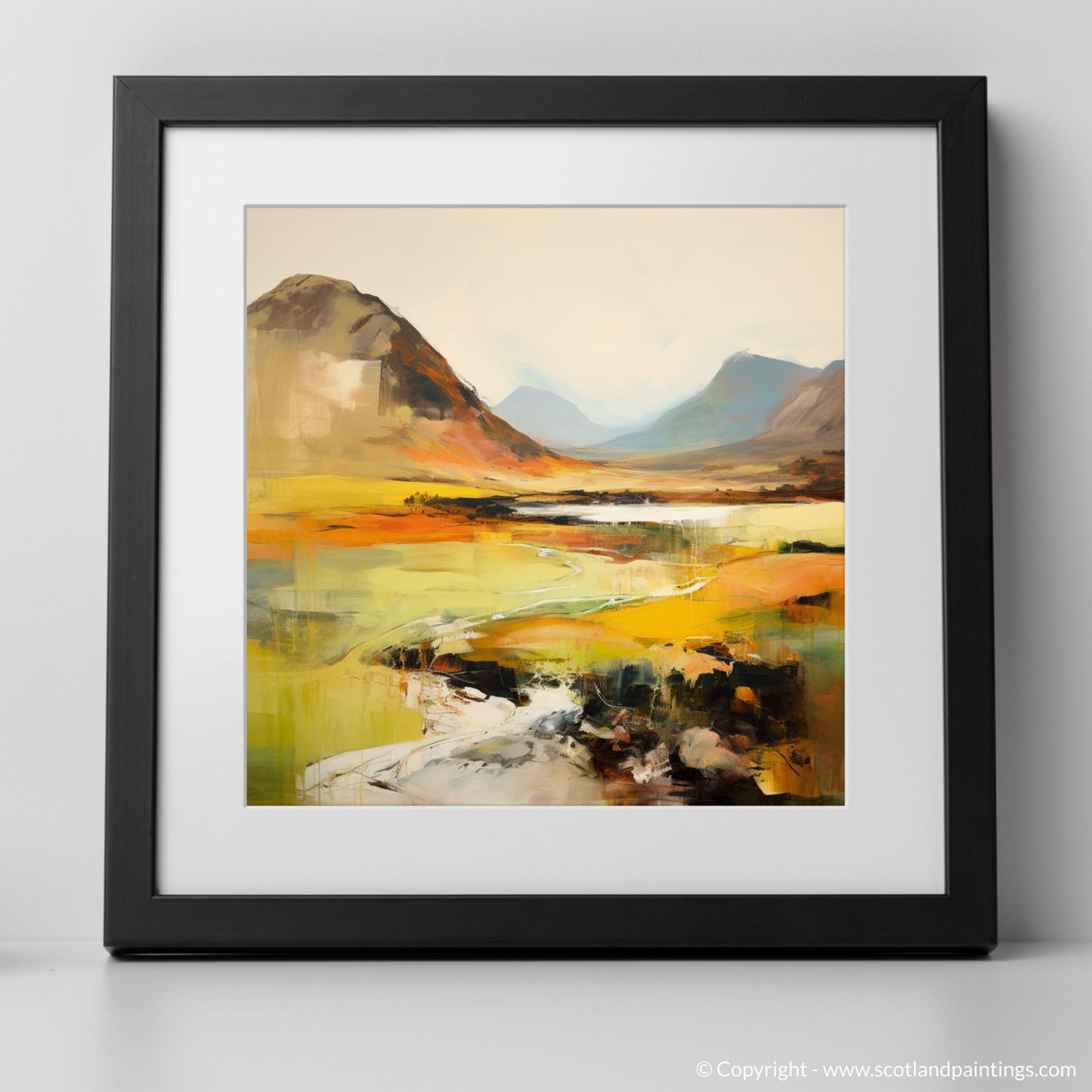 Highland Rhapsody: An Abstract Ode to Glen Coe