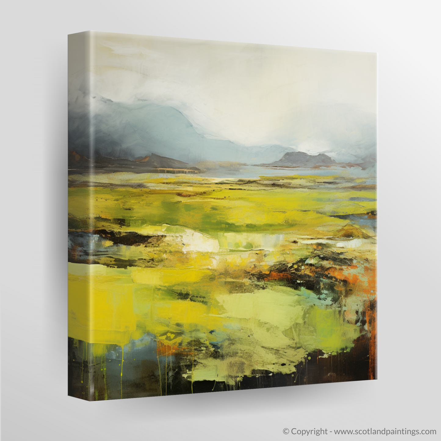 Ethereal Rannoch Moor: An Abstract Ode to Sphagnum Moss and Peat Bogs