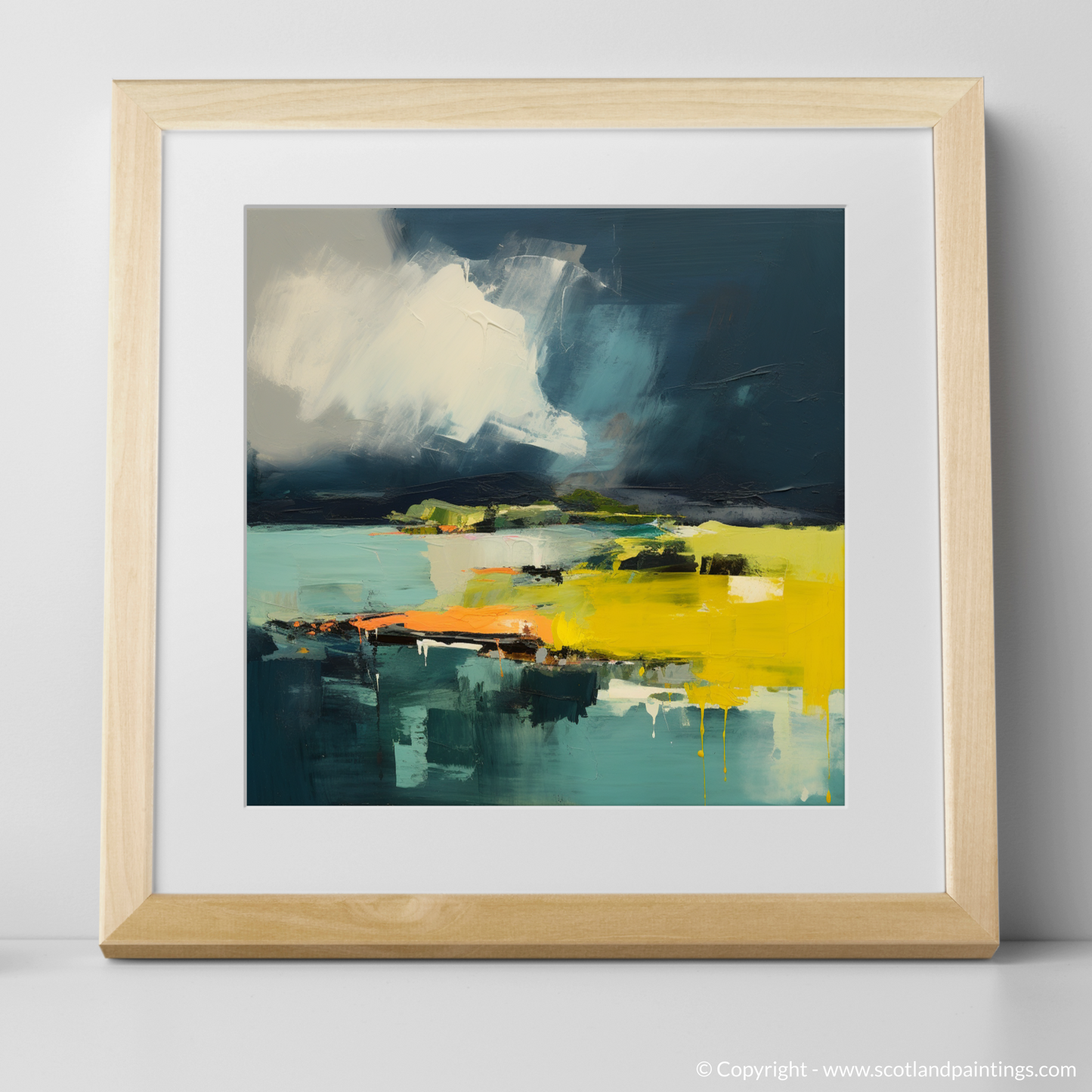 Storm over Ardtun Bay: Abstract Ode to Scottish Coves