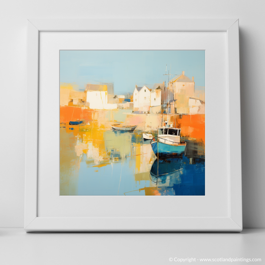 Golden Hour Bliss at Stonehaven Harbour - An Abstract Vision