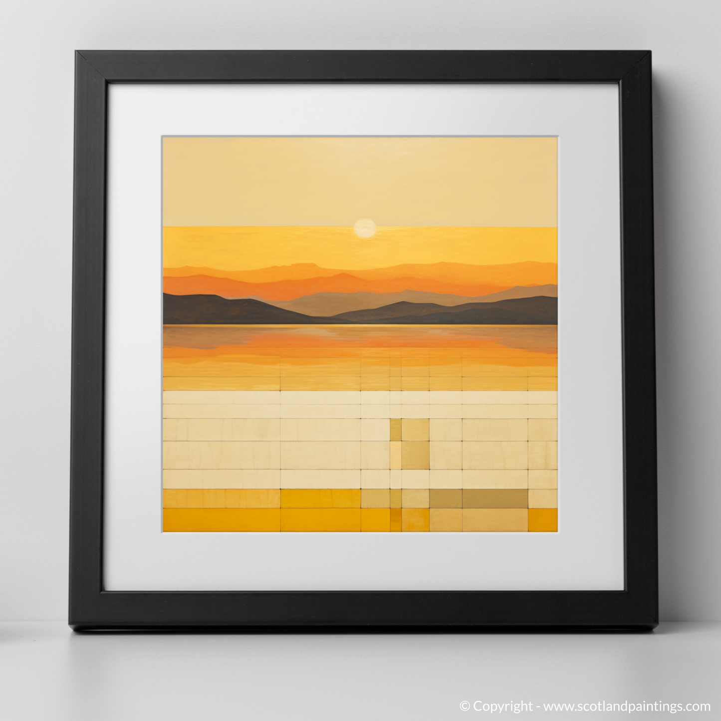 Ardanaiseig Bay at Golden Hour: An Abstract Highland Sunset