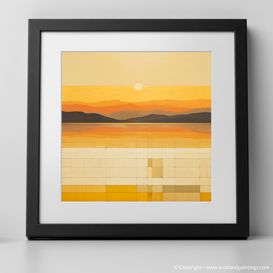 Ardanaiseig Bay at Golden Hour: An Abstract Highland Sunset