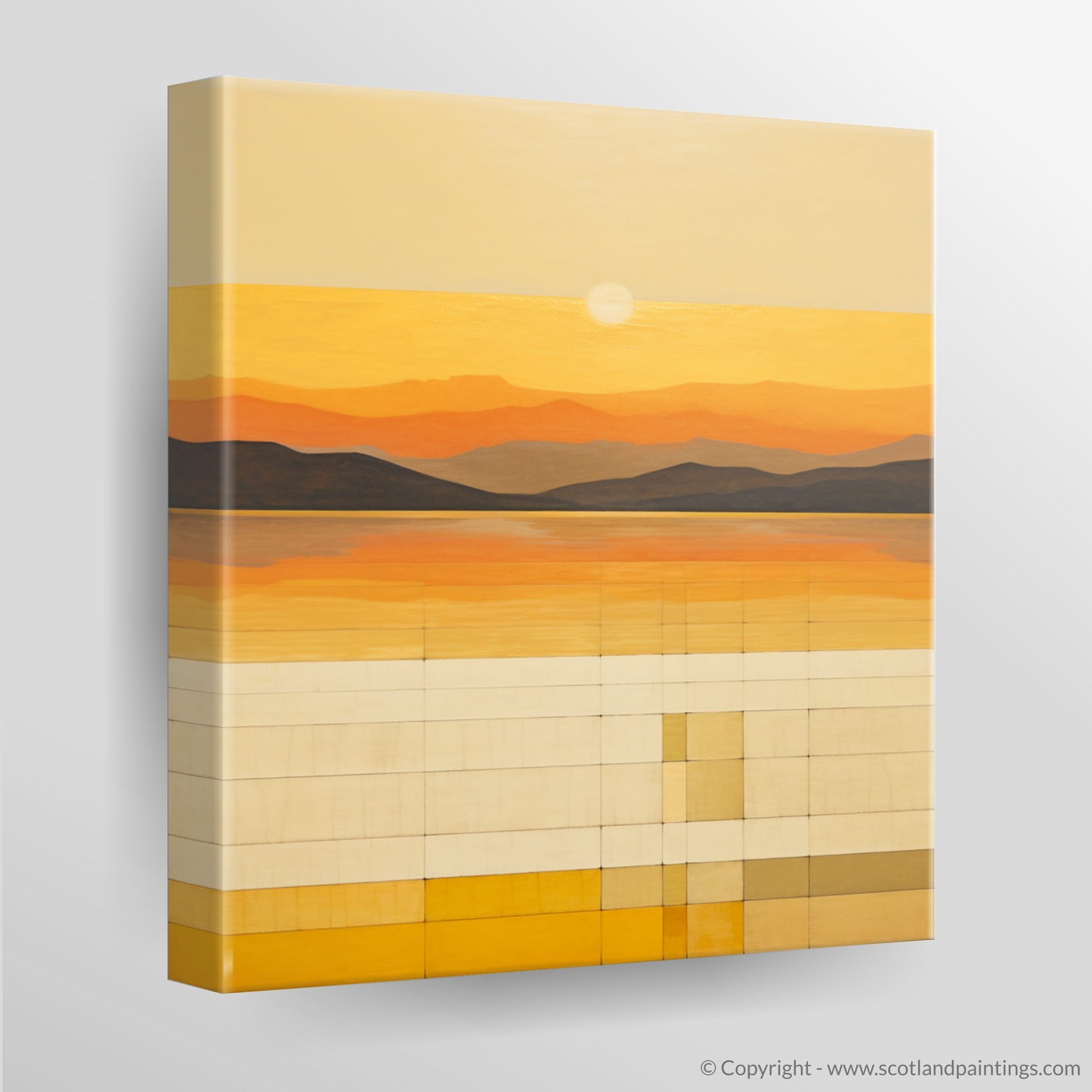 Ardanaiseig Bay at Golden Hour: An Abstract Highland Sunset