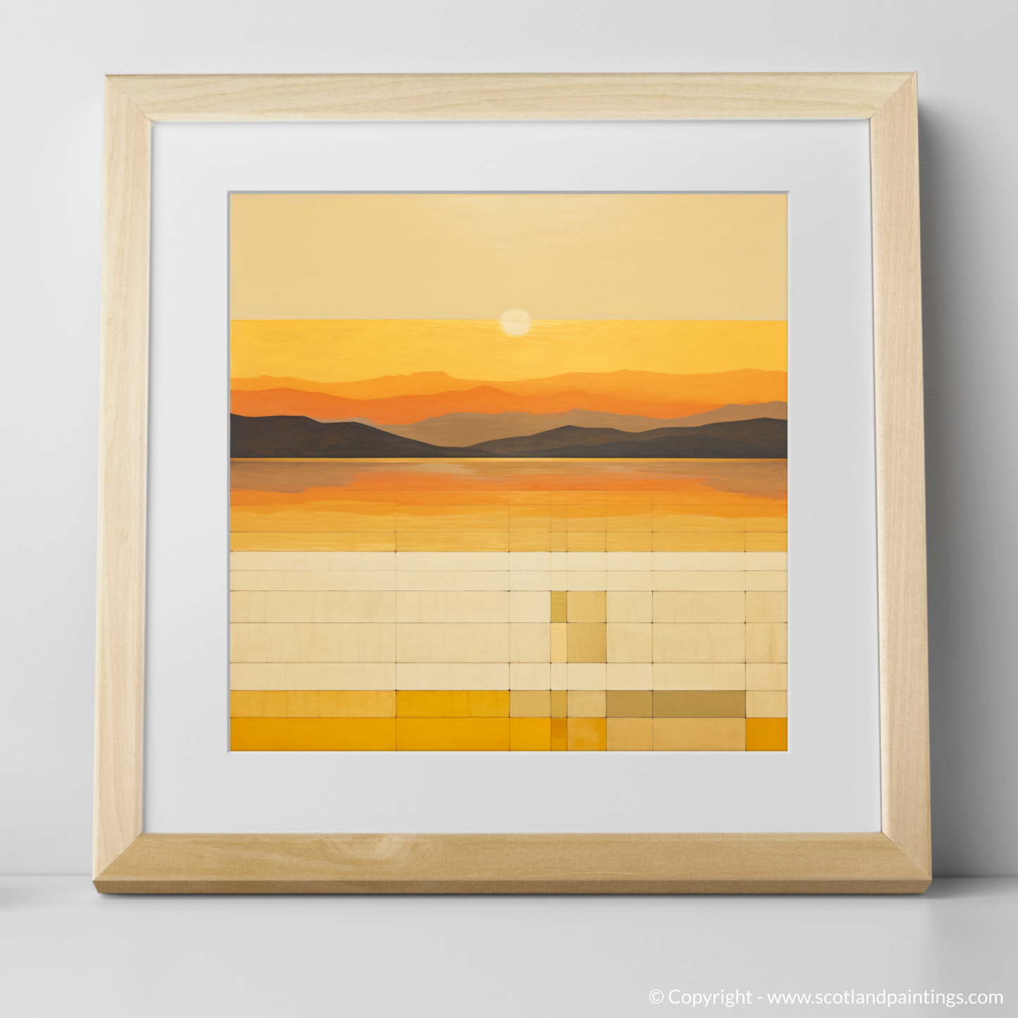 Ardanaiseig Bay at Golden Hour: An Abstract Highland Sunset