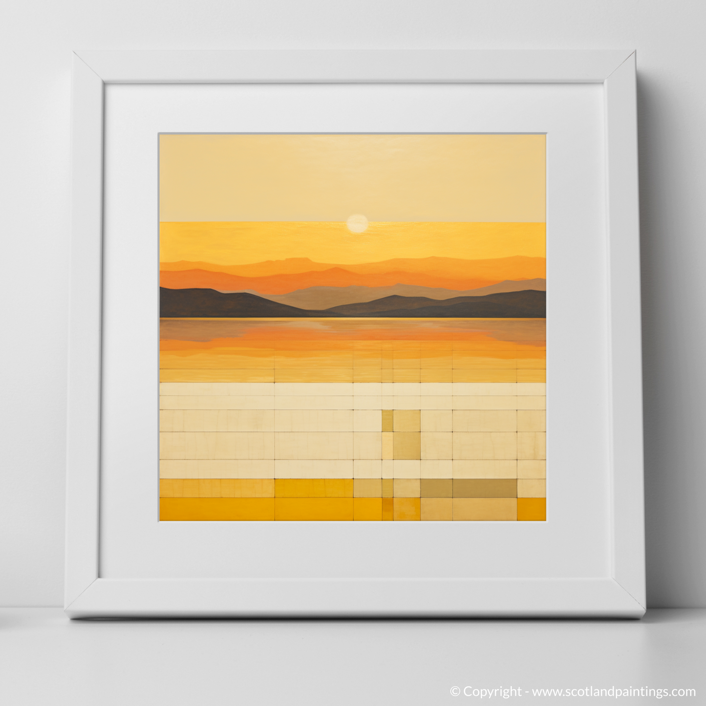 Ardanaiseig Bay at Golden Hour: An Abstract Highland Sunset