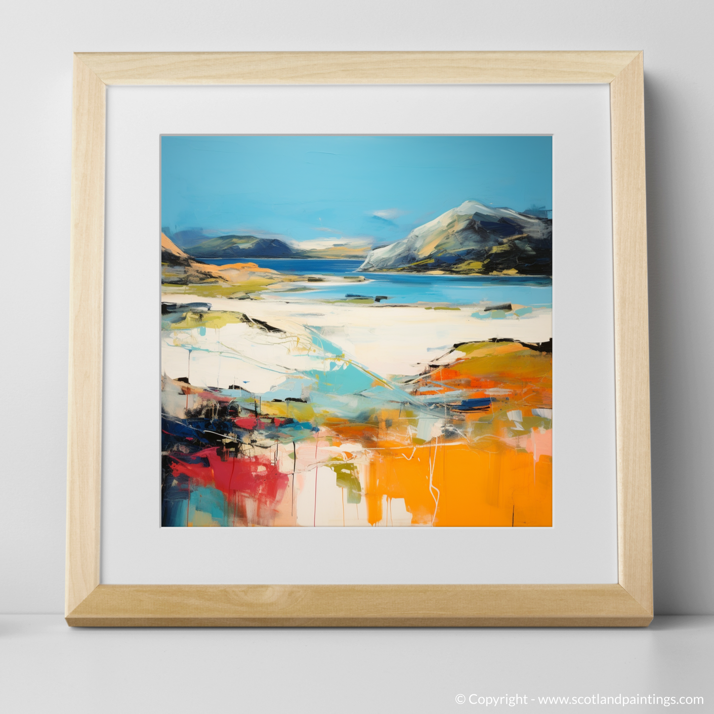 Achmelvich Bay Abstract: A Symphony of Scottish Cove Colours