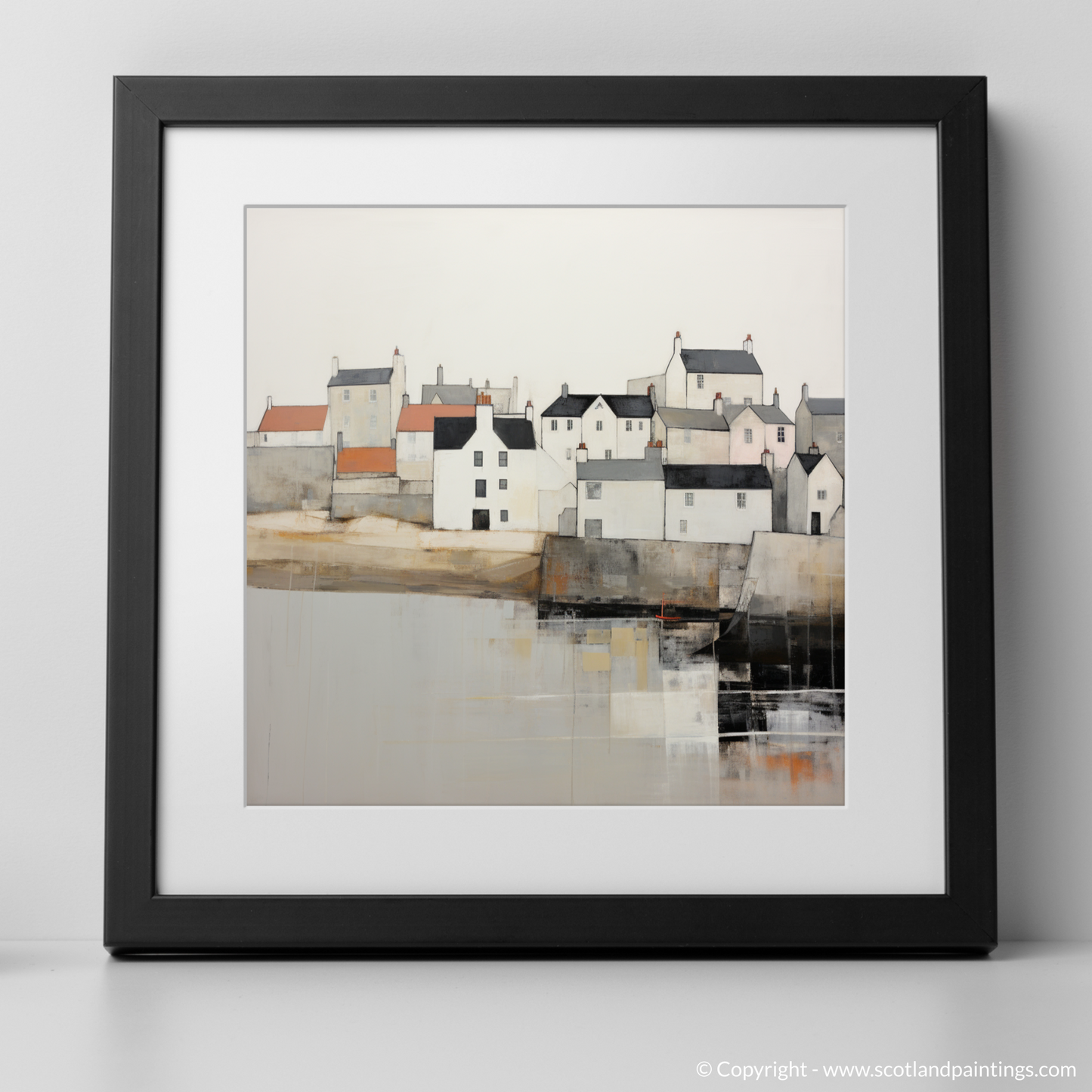 Elie Enchantment: Abstract Reflections of Fife's Village Charm