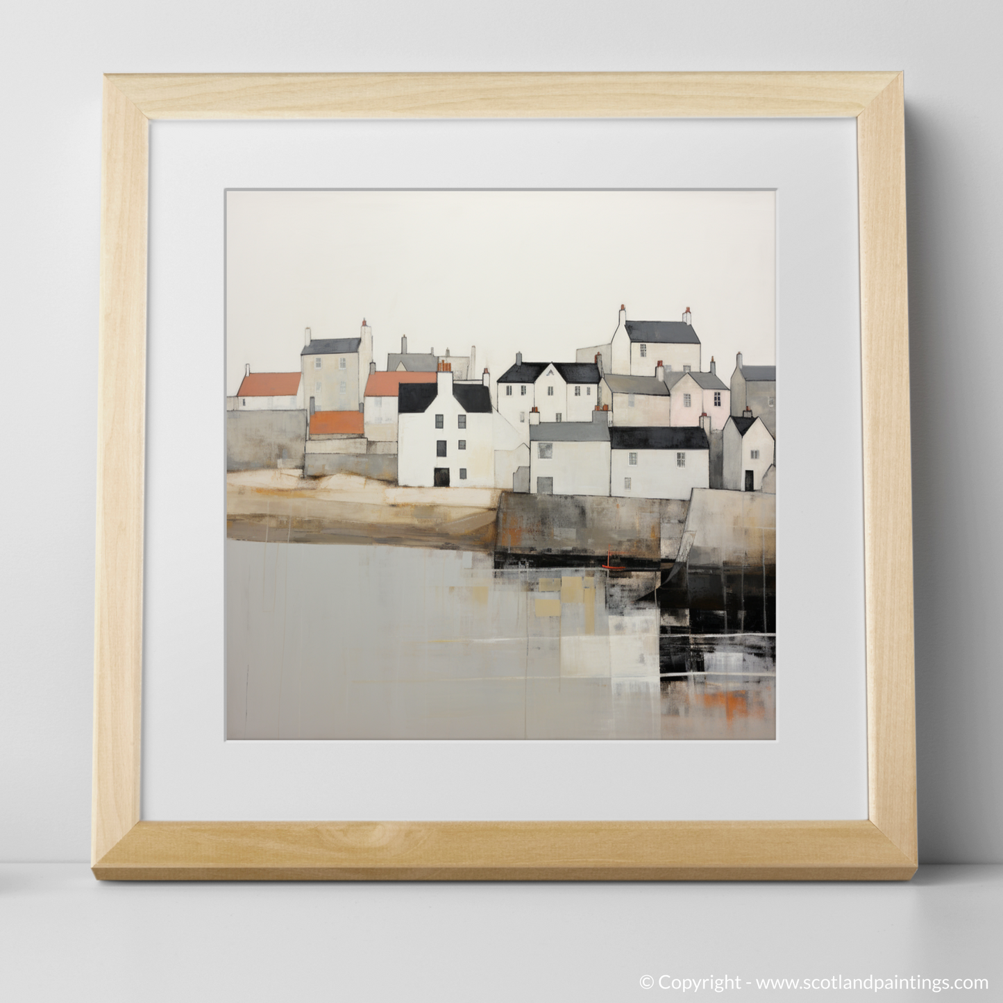 Elie Enchantment: Abstract Reflections of Fife's Village Charm