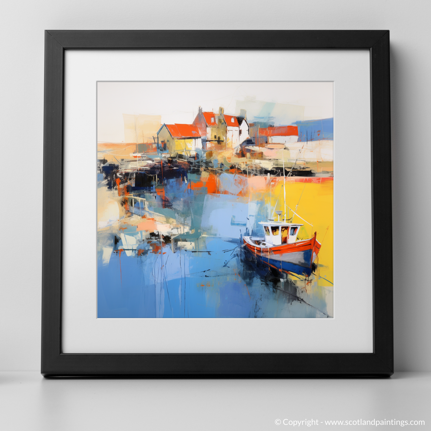 Lybster Harbour Abstract Embrace