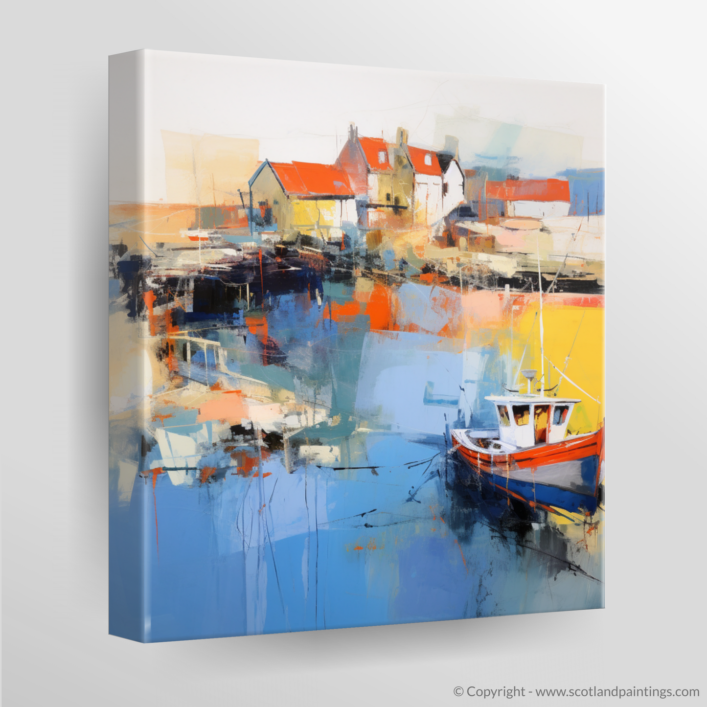 Lybster Harbour Abstract Embrace