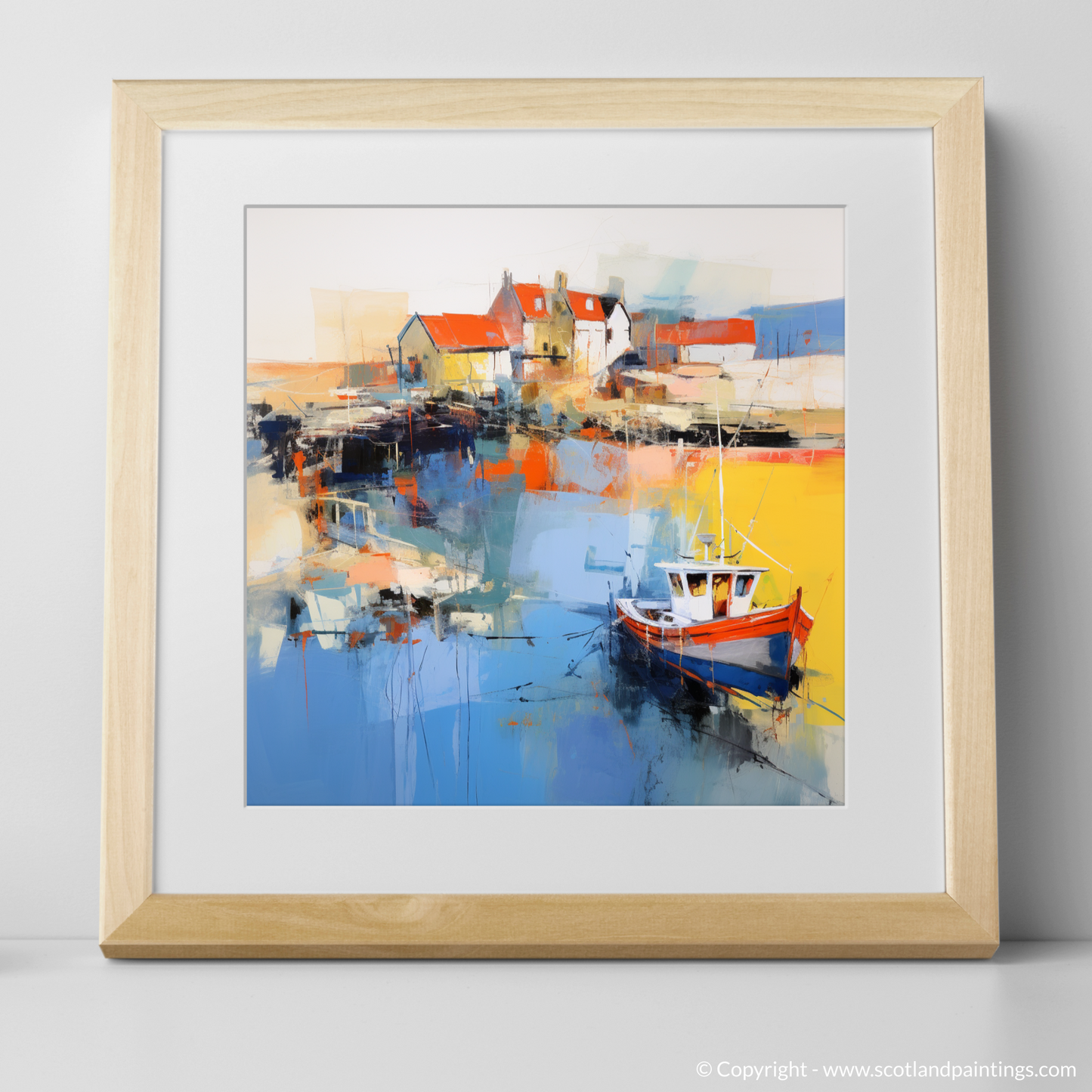 Lybster Harbour Abstract Embrace