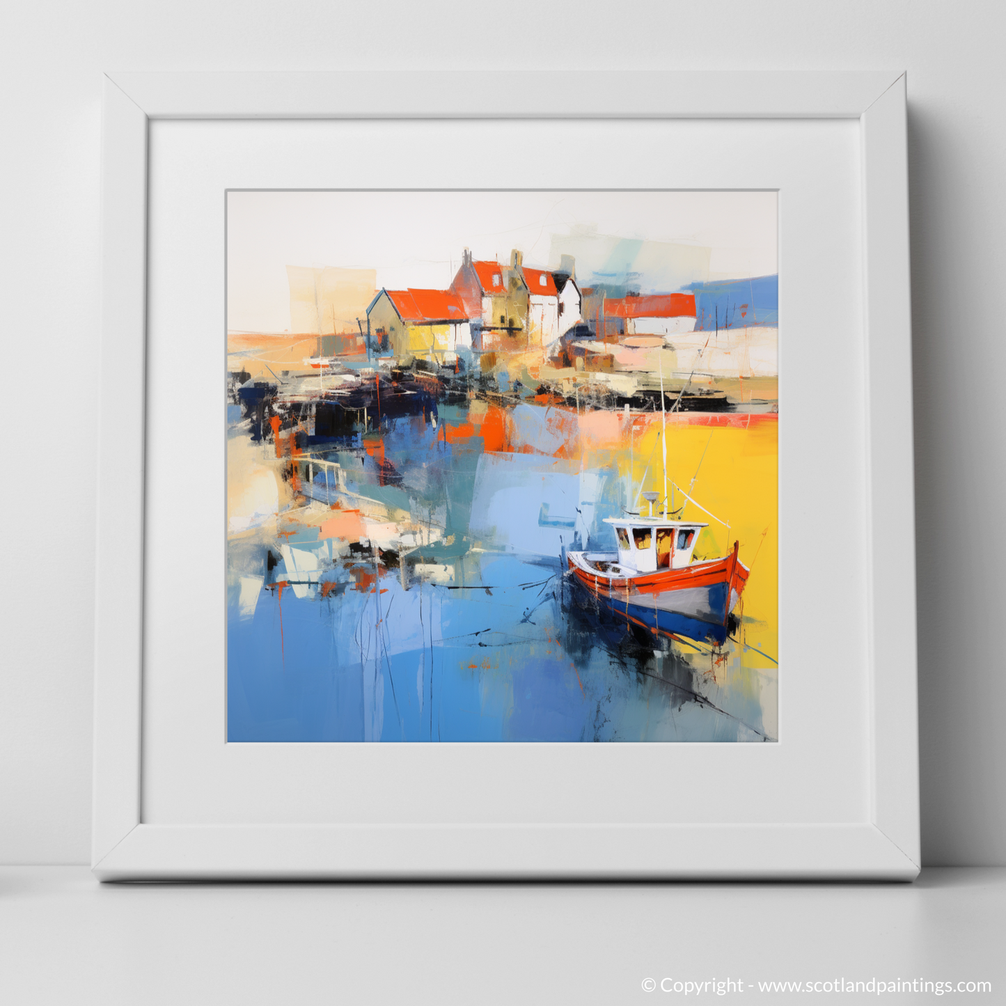 Lybster Harbour Abstract Embrace