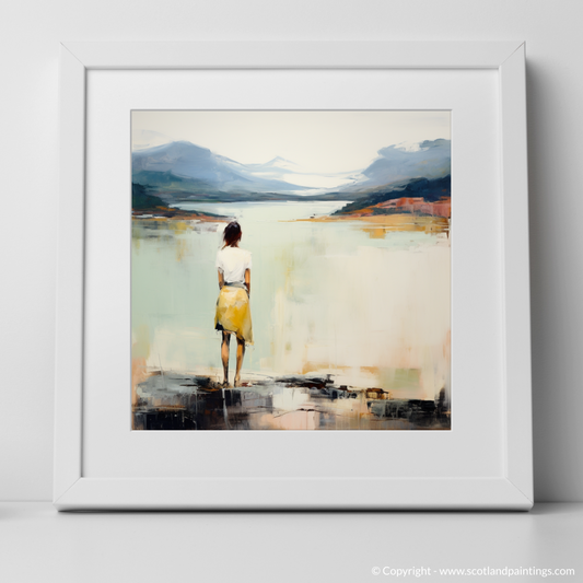 Serene Reflections at Loch Maree: An Abstract Expression of Contemplation and Elegance
