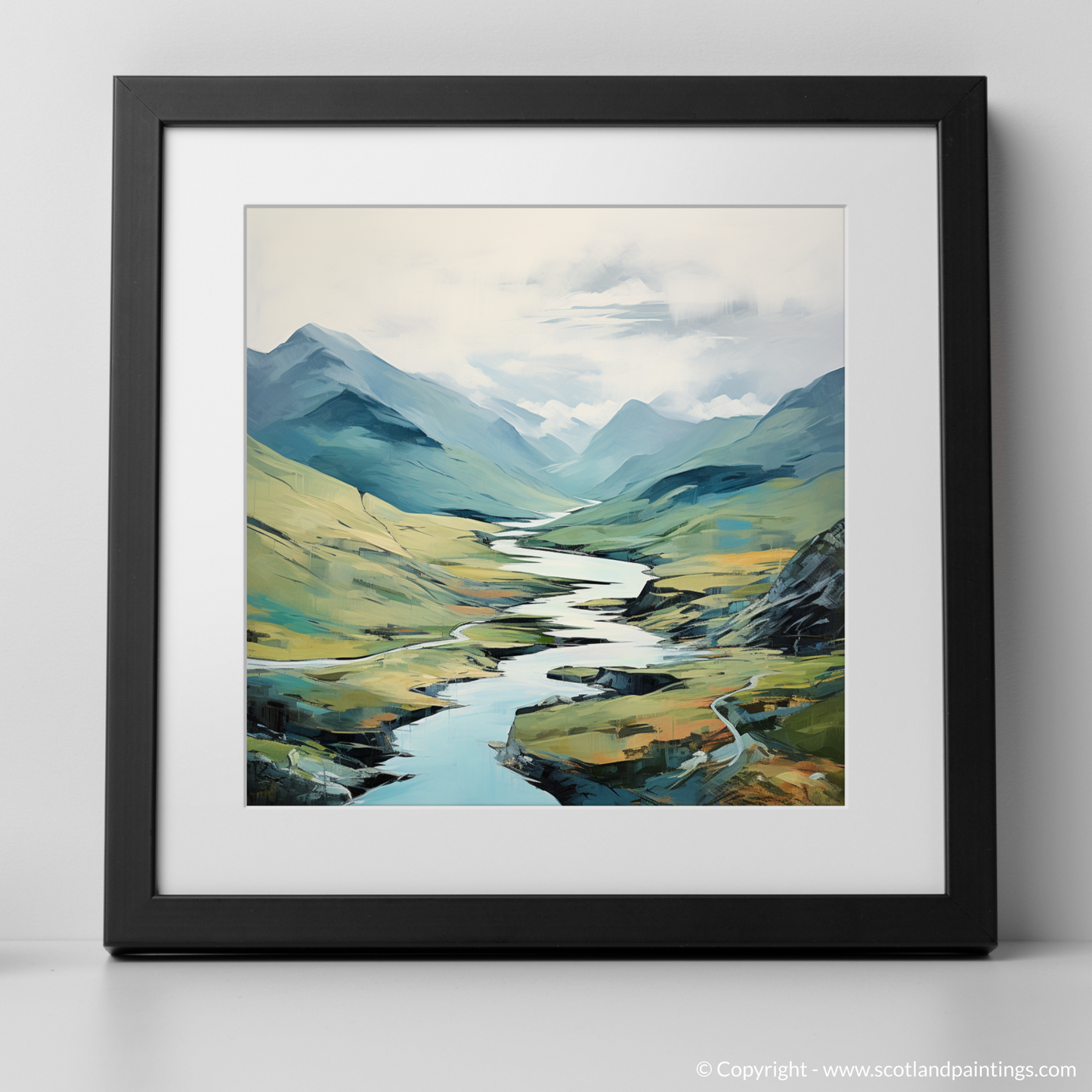 Highland Reverie: An Abstract Ode to Glen Shiel