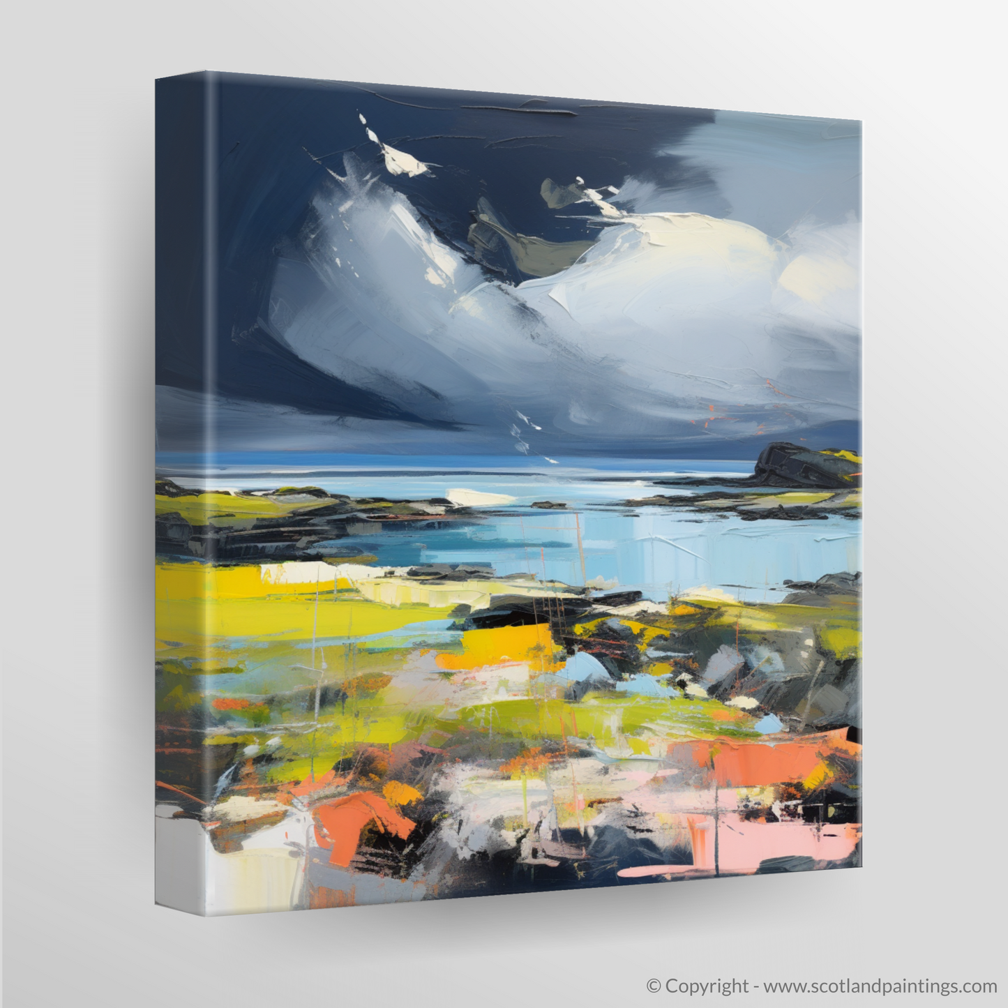 Storm over Achmelvich: An Abstract Highland Dance