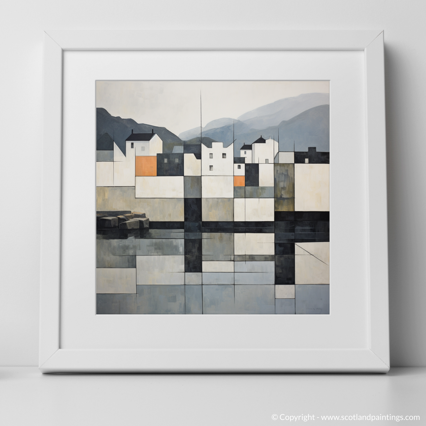 Mallaig Harbour Abstraction: A Scottish Coastal Symphony