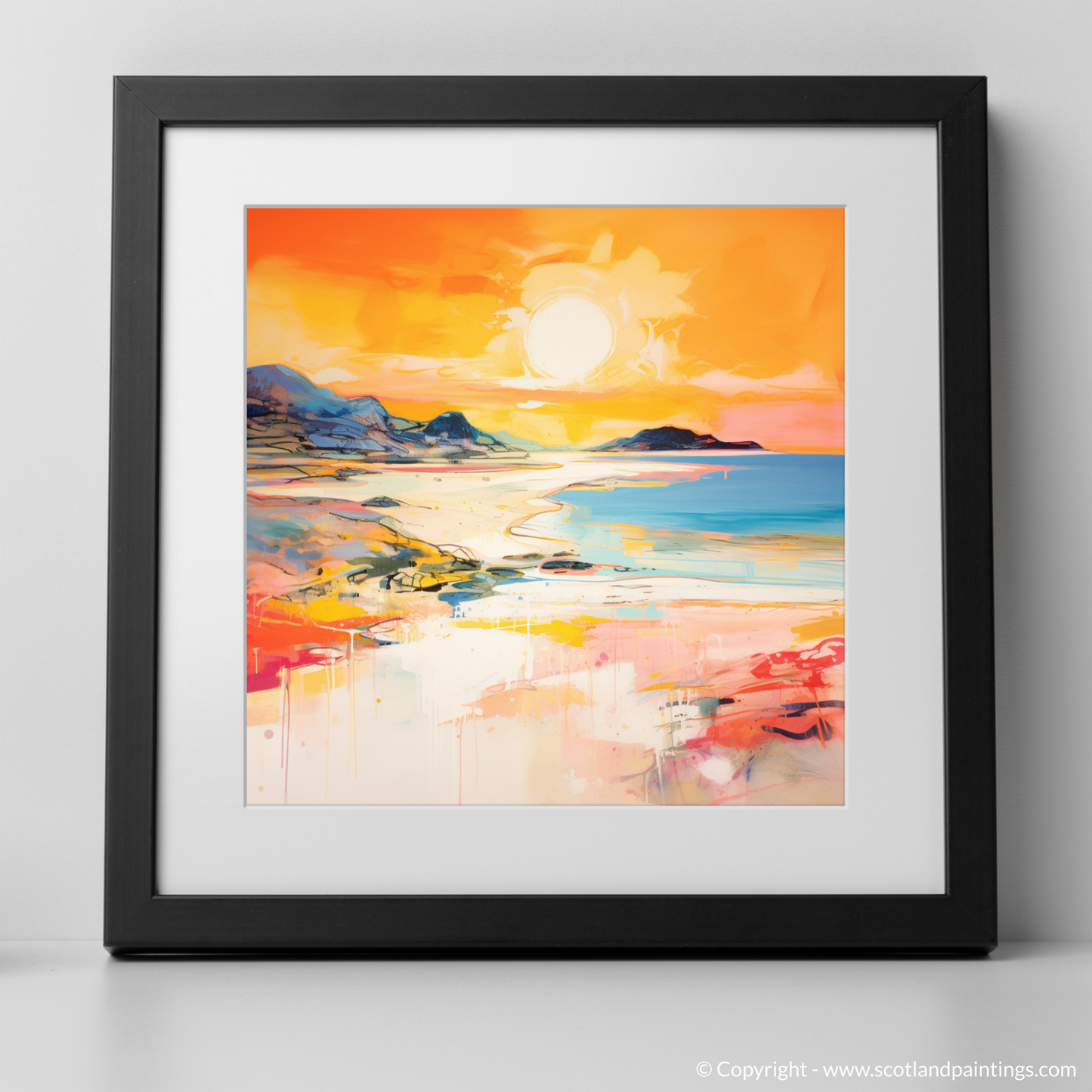 Achmelvich Beach at Golden Hour: An Abstract Vista