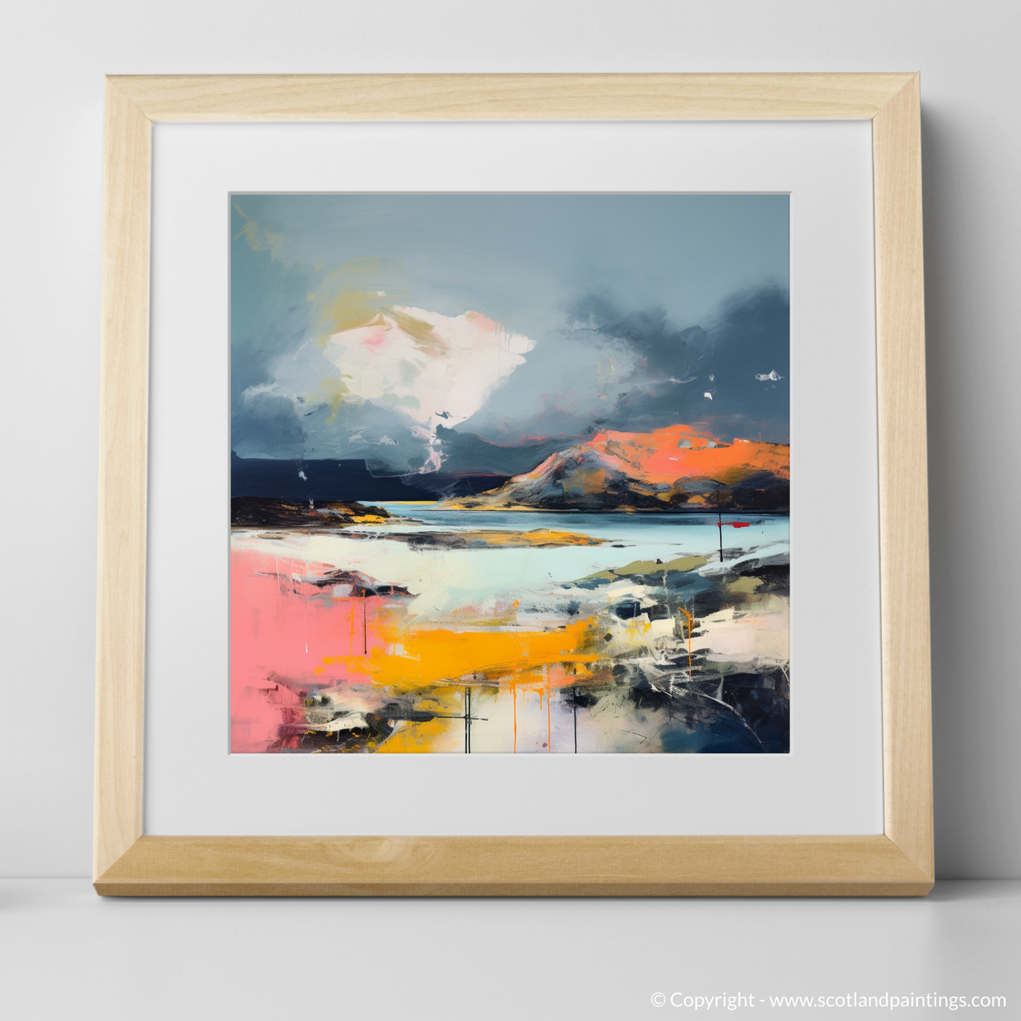 Storm's Embrace: A Symphony of Colour Over Achmelvich Bay