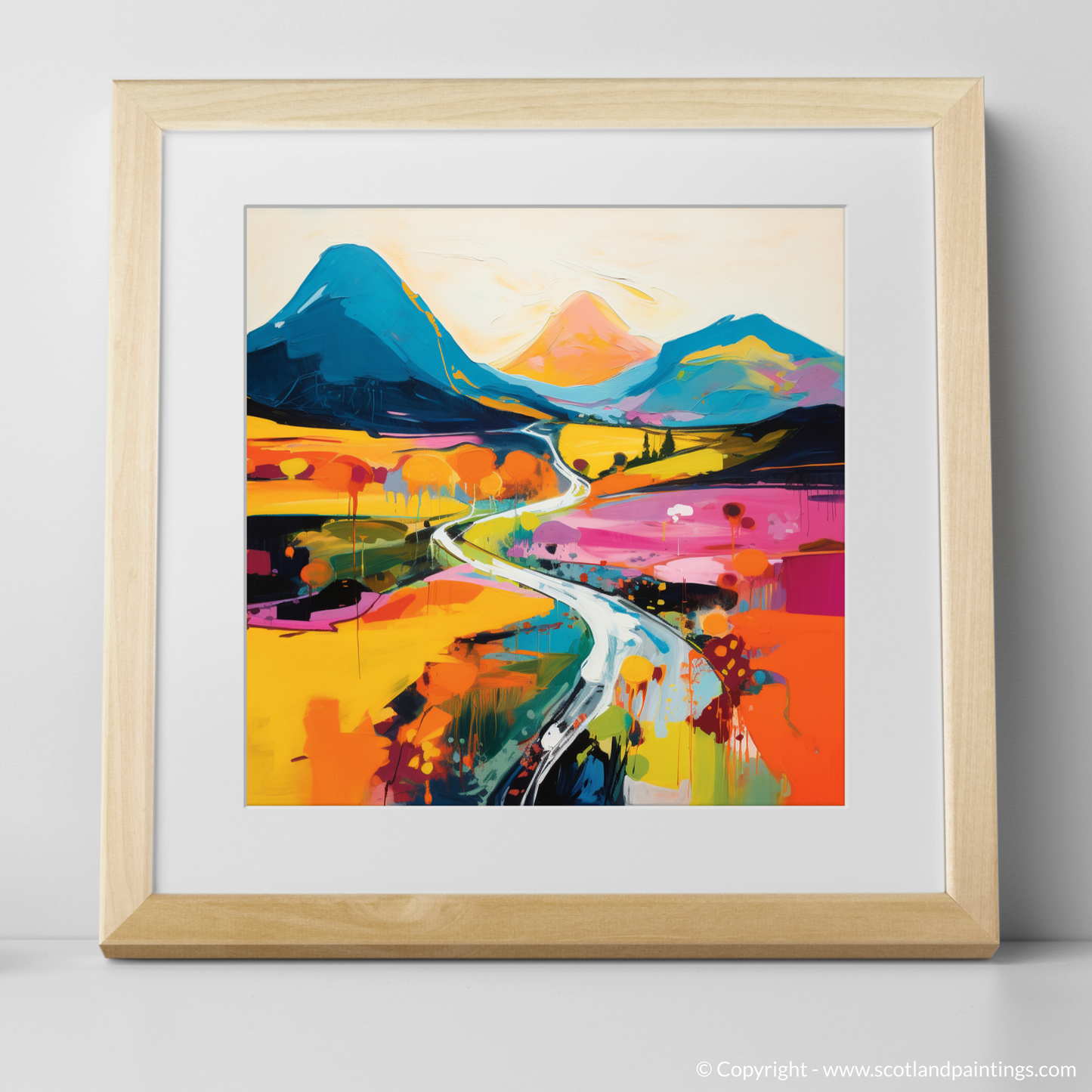 Abstract Highland Majesty: Cruach Àrdrain Reimagined