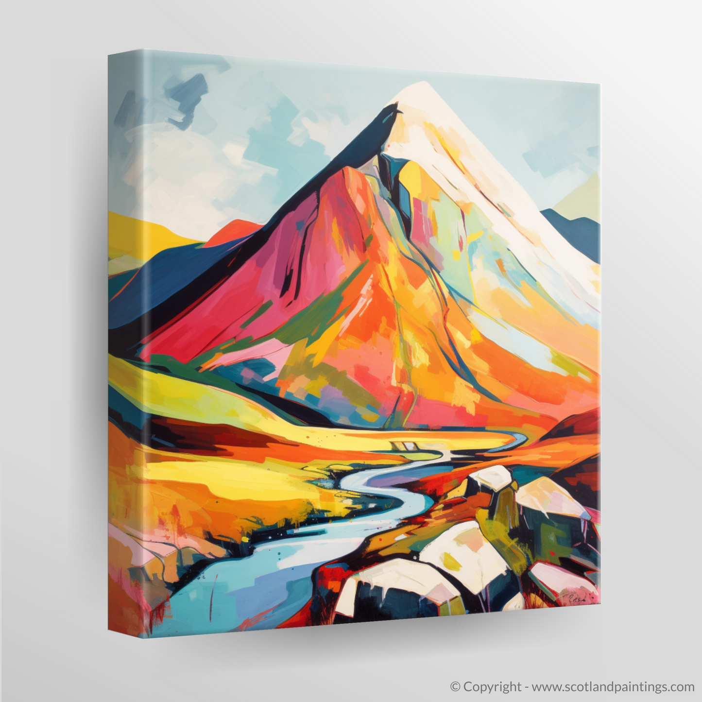 Abstract Highlands: Stob Dearg Reimagined