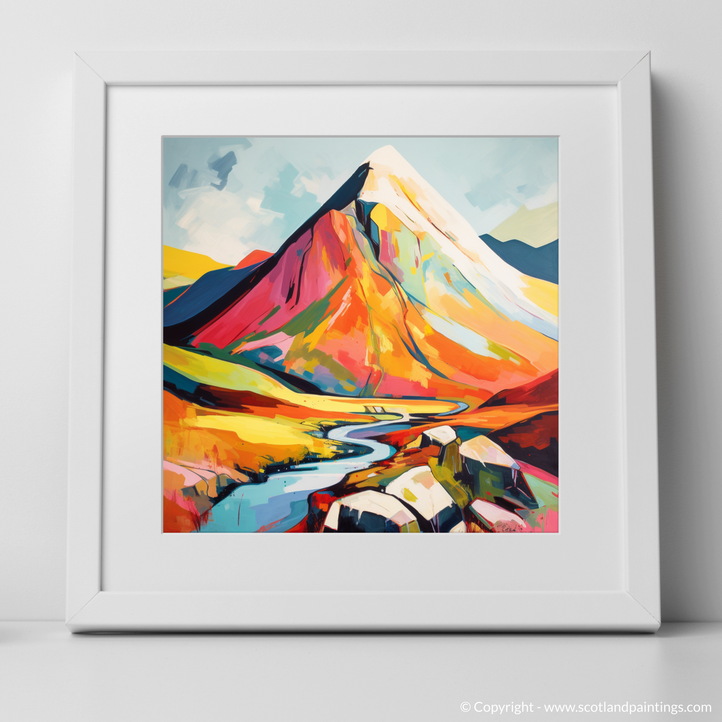 Abstract Highlands: Stob Dearg Reimagined