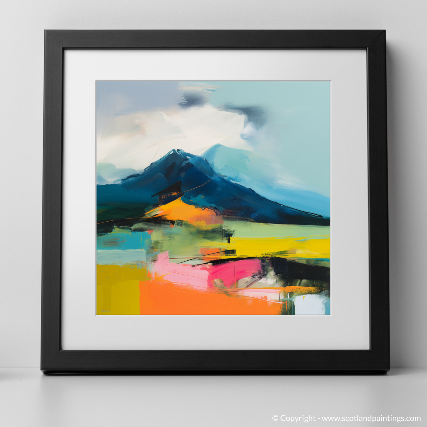Abstract Highland Majesty: The Essence of Meall Garbh