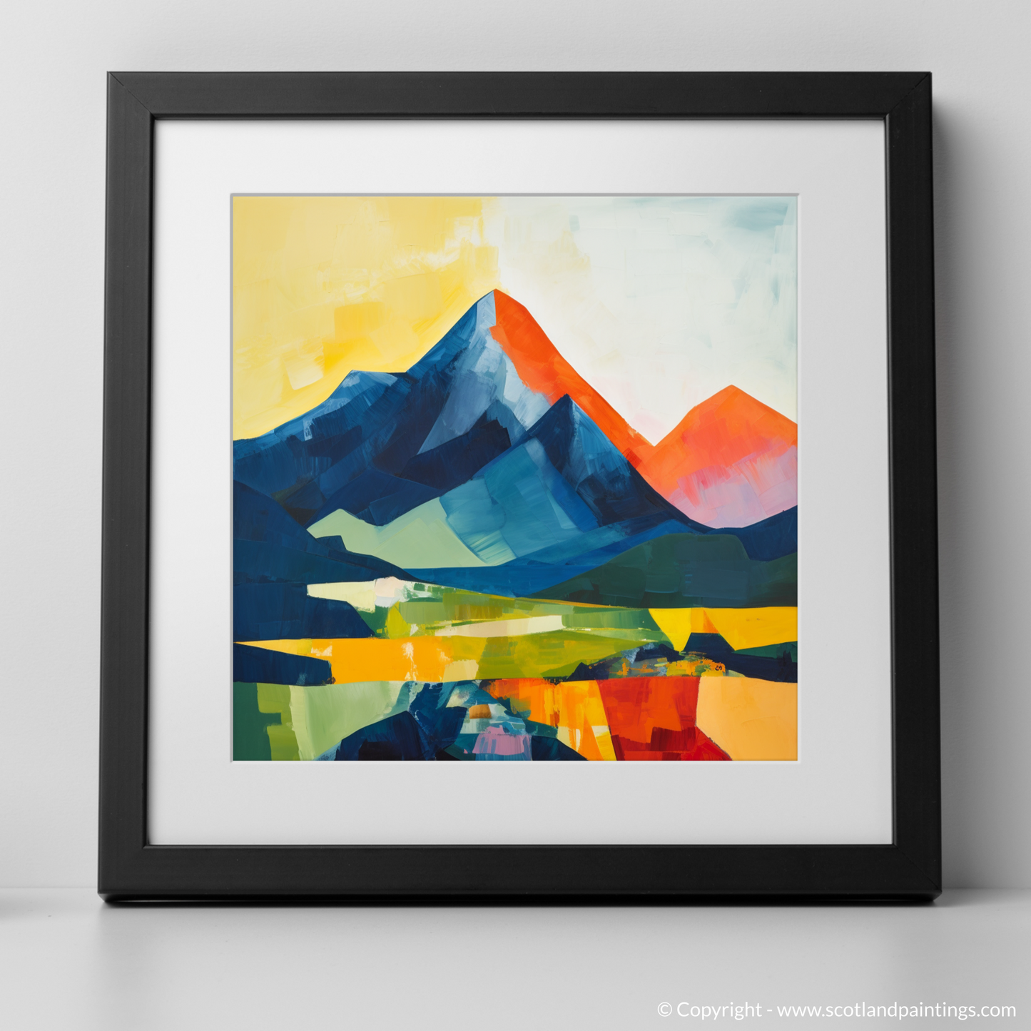 Abstract Highland Majesty: Beinn Dòrain Unveiled