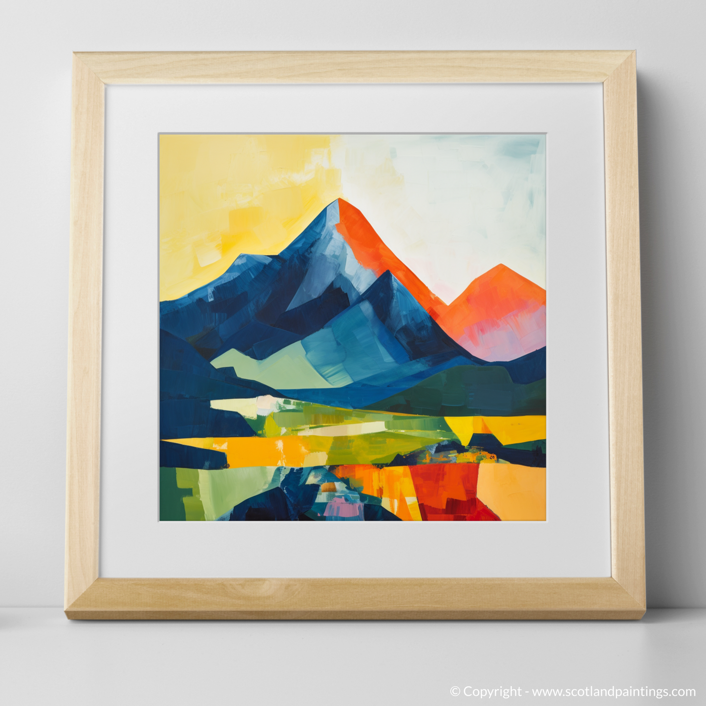 Abstract Highland Majesty: Beinn Dòrain Unveiled