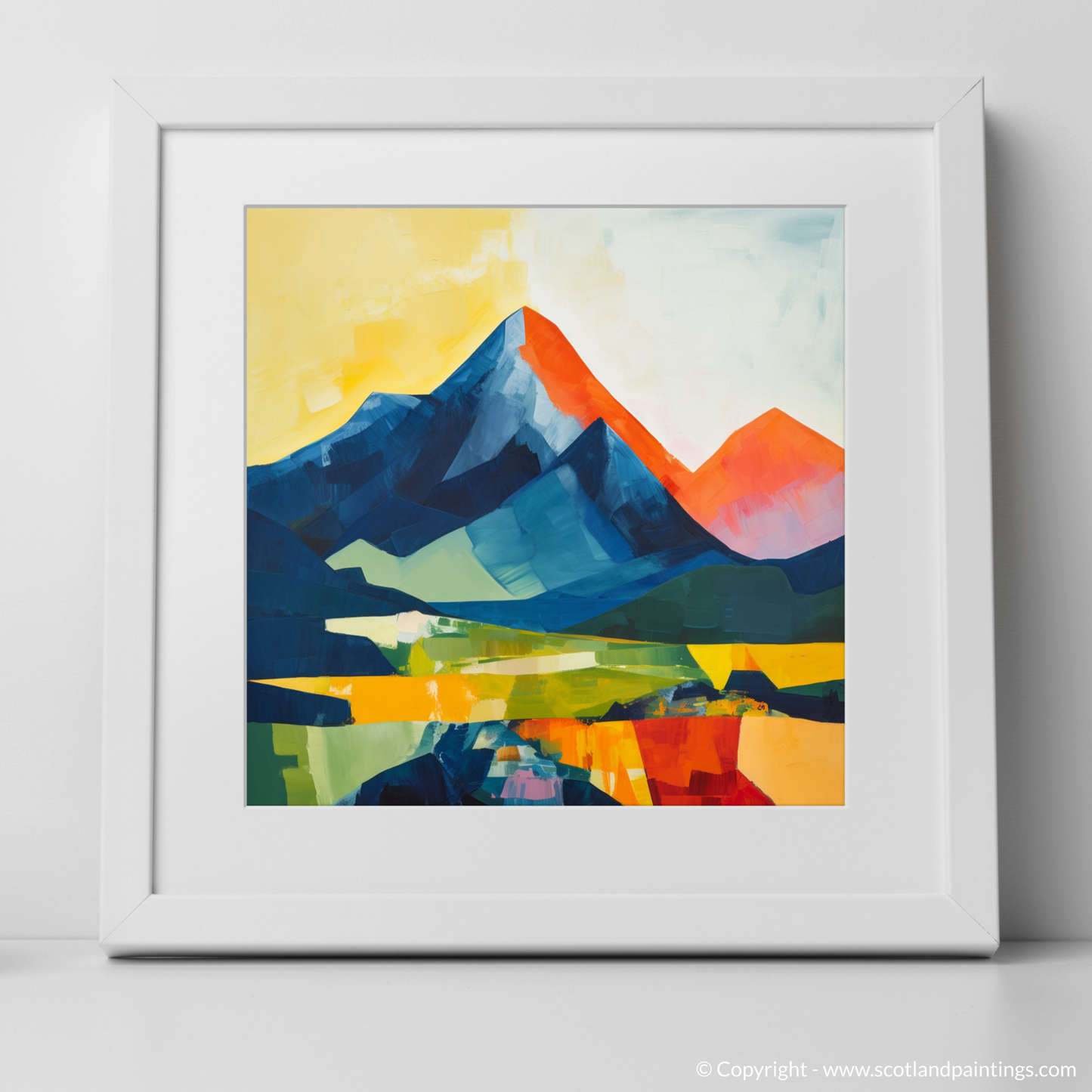 Abstract Highland Majesty: Beinn Dòrain Unveiled