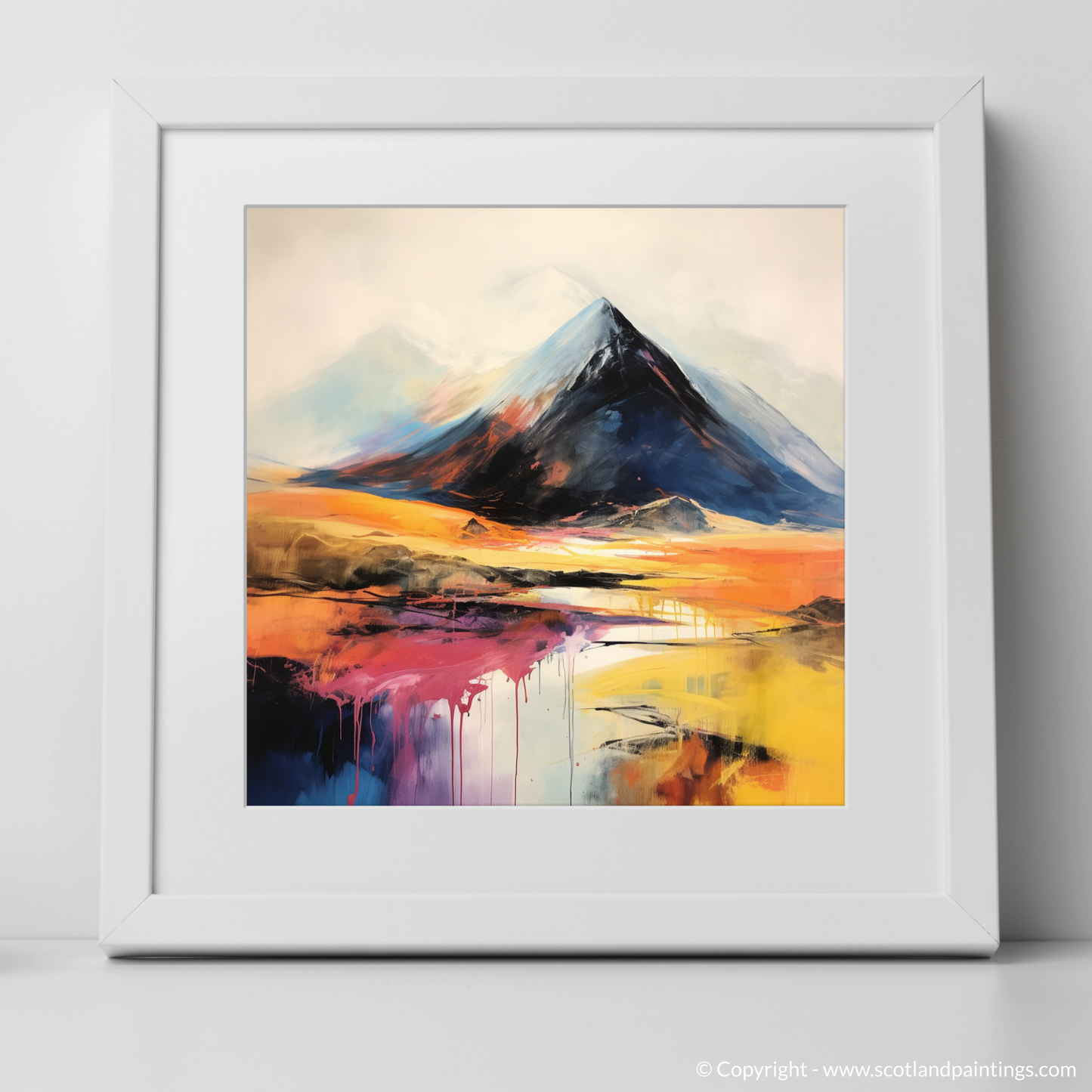 Scottish Highlands Abstract: The Enigma of Stob Dearg