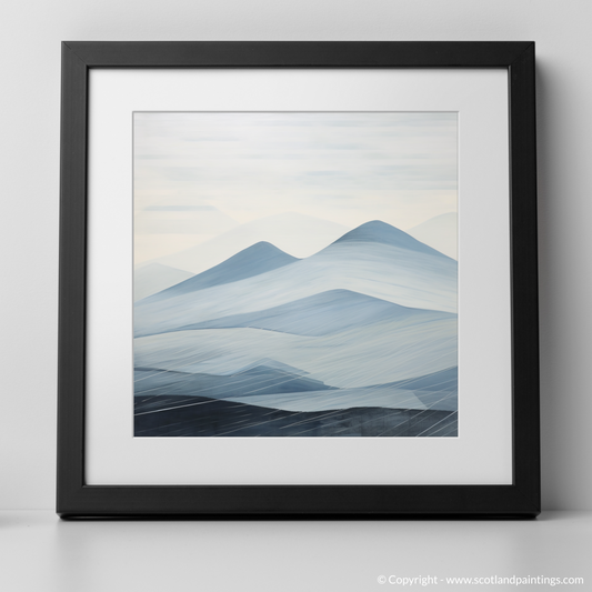 Painting and Art Print of Càrn Liath (Beinn a' Ghlò). Misty Majesty of Càrn Liath.