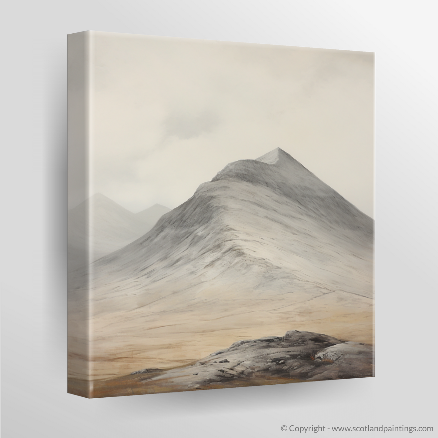 Canvas Print of Càrn Liath (Beinn a' Ghlò)