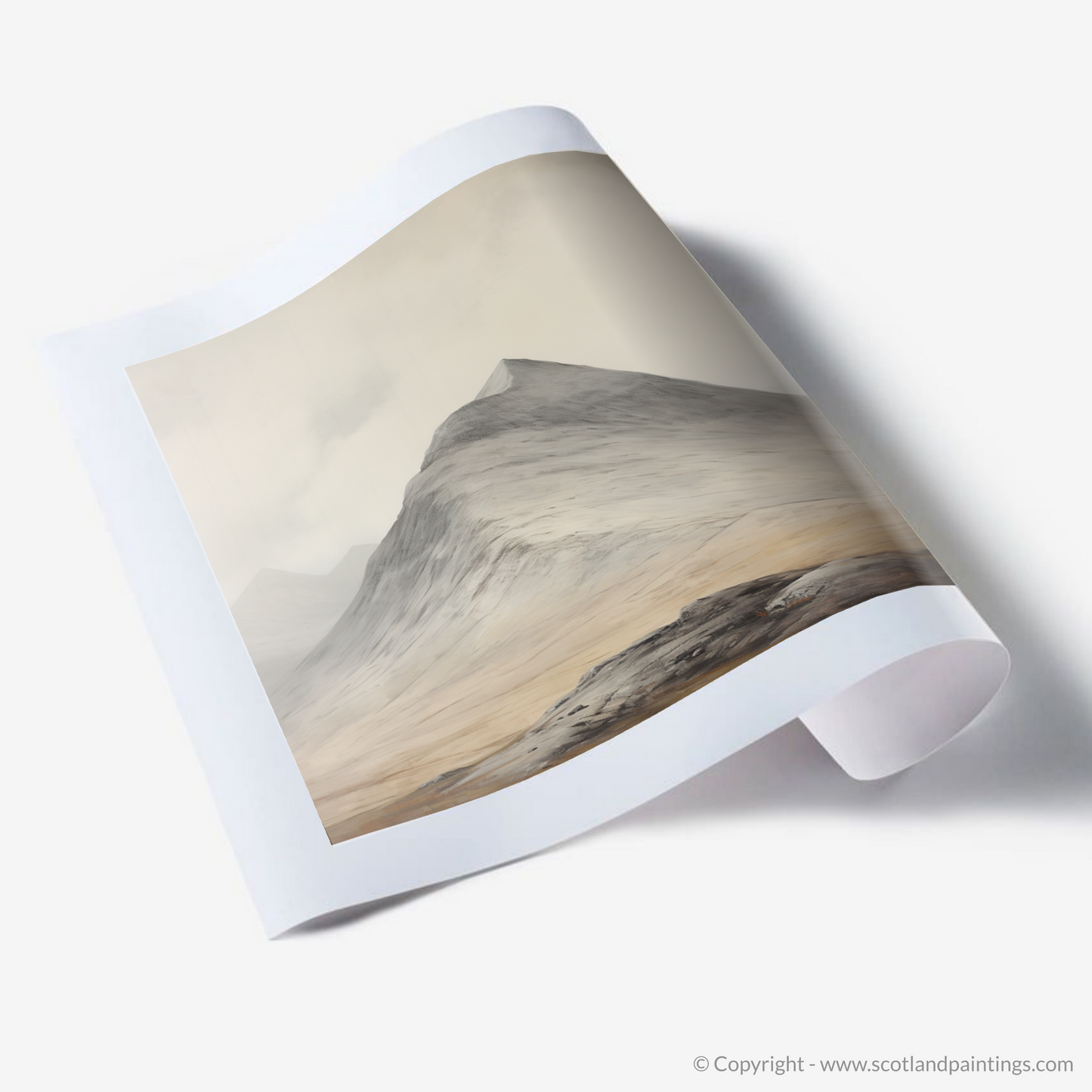 Art Print of Càrn Liath (Beinn a' Ghlò)