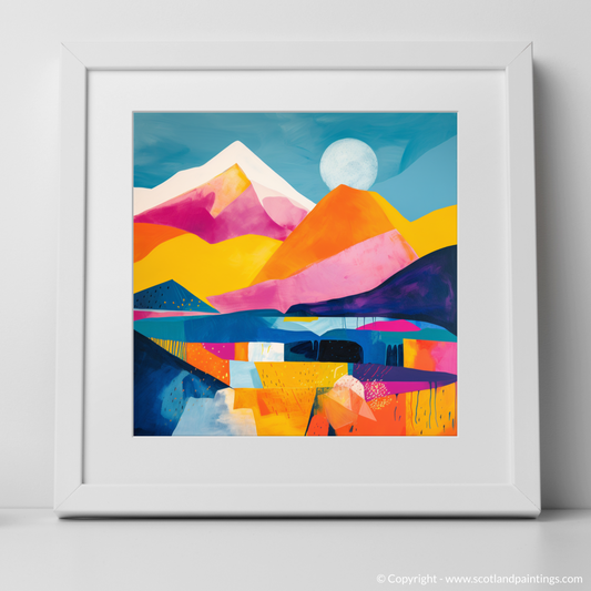 Art Print of Ben Nevis with a white frame