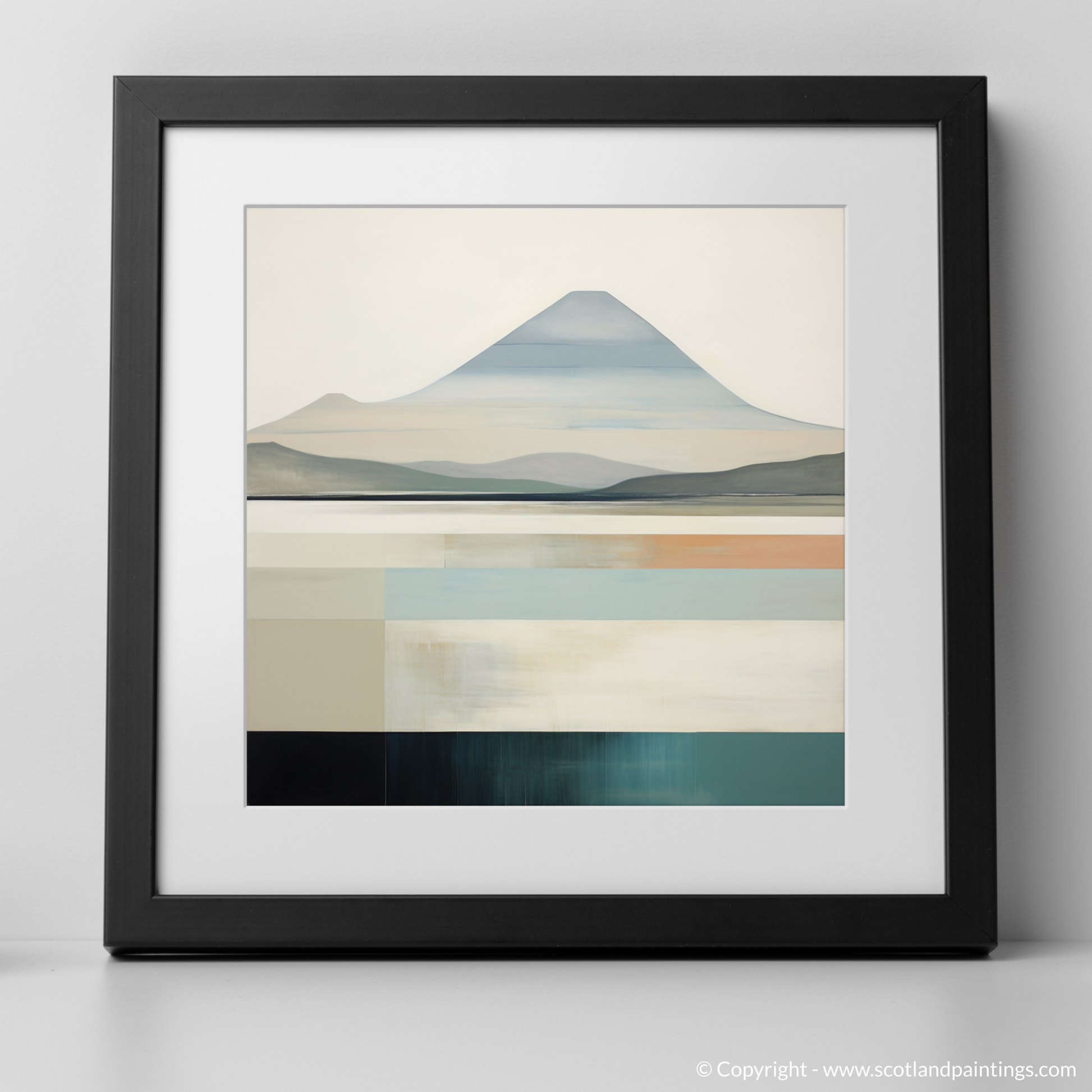 Art Print of Ben More with a black frame