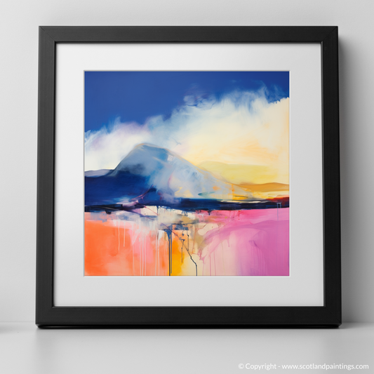 Art Print of Ben Macdui with a black frame