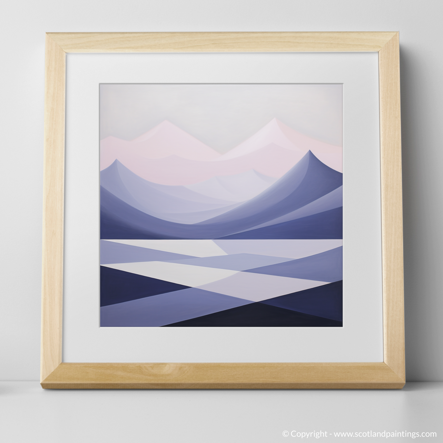 Art Print of Càrn Gorm with a natural frame