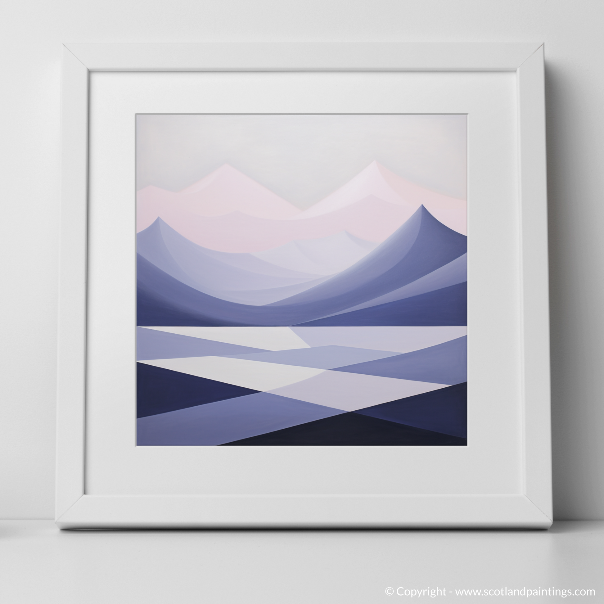 Art Print of Càrn Gorm with a white frame