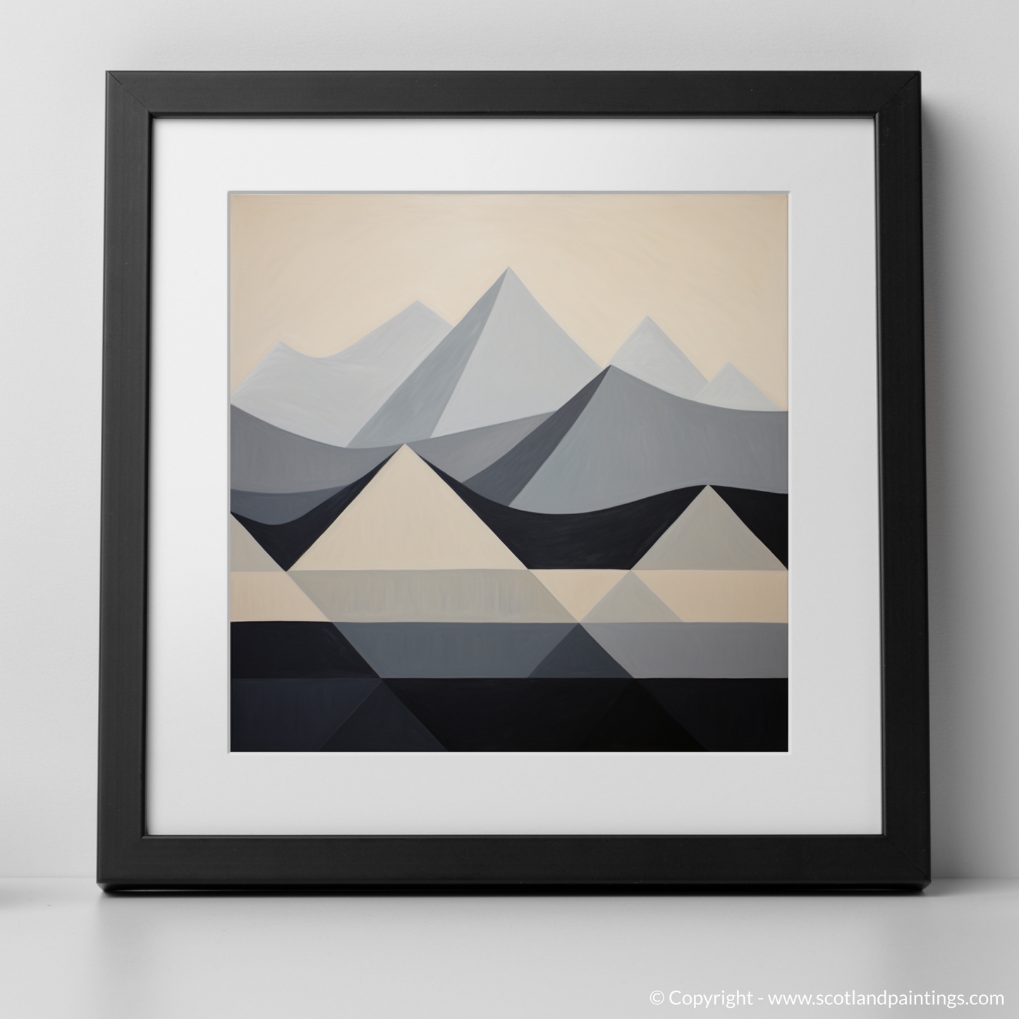 Art Print of Càrn Gorm with a black frame