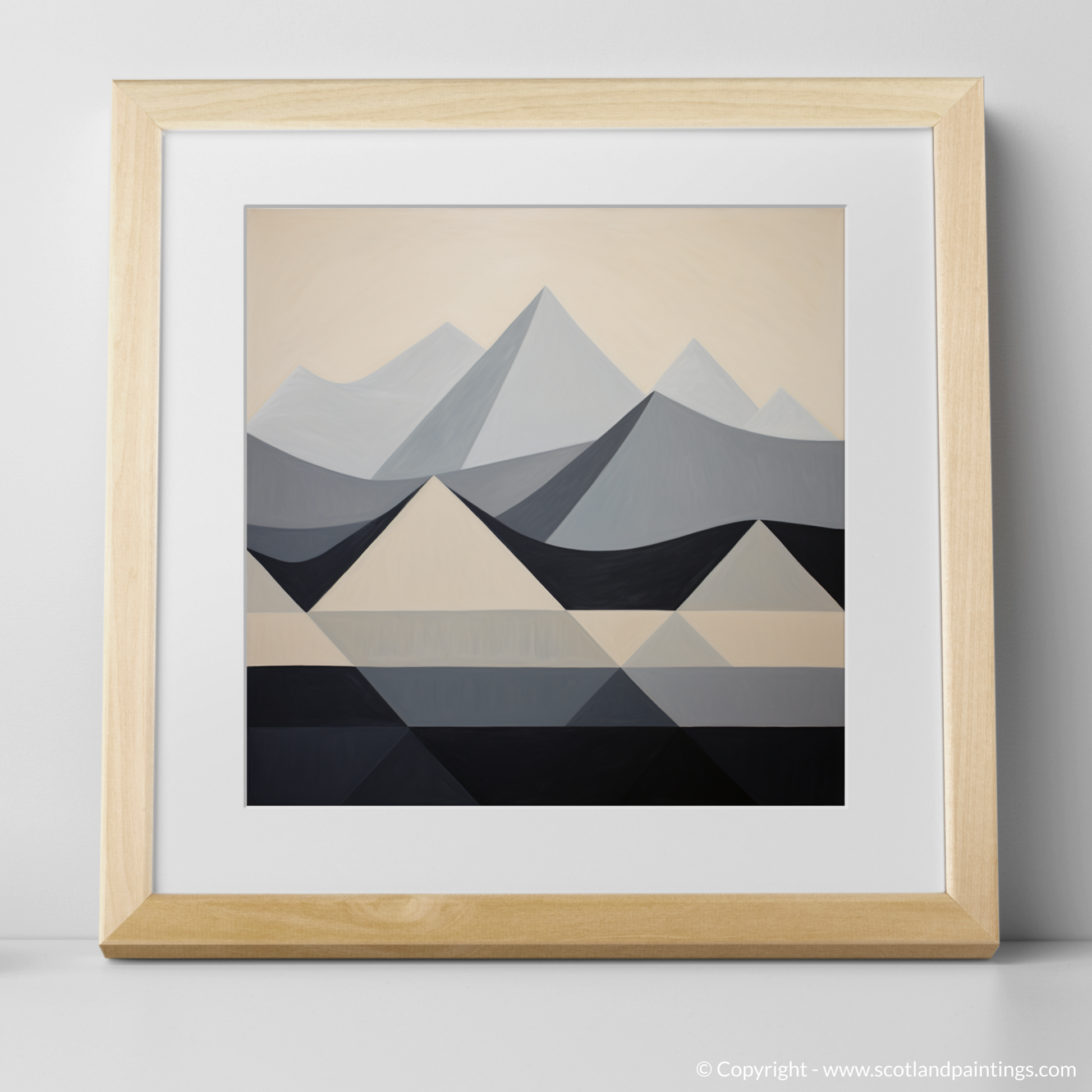 Art Print of Càrn Gorm with a natural frame