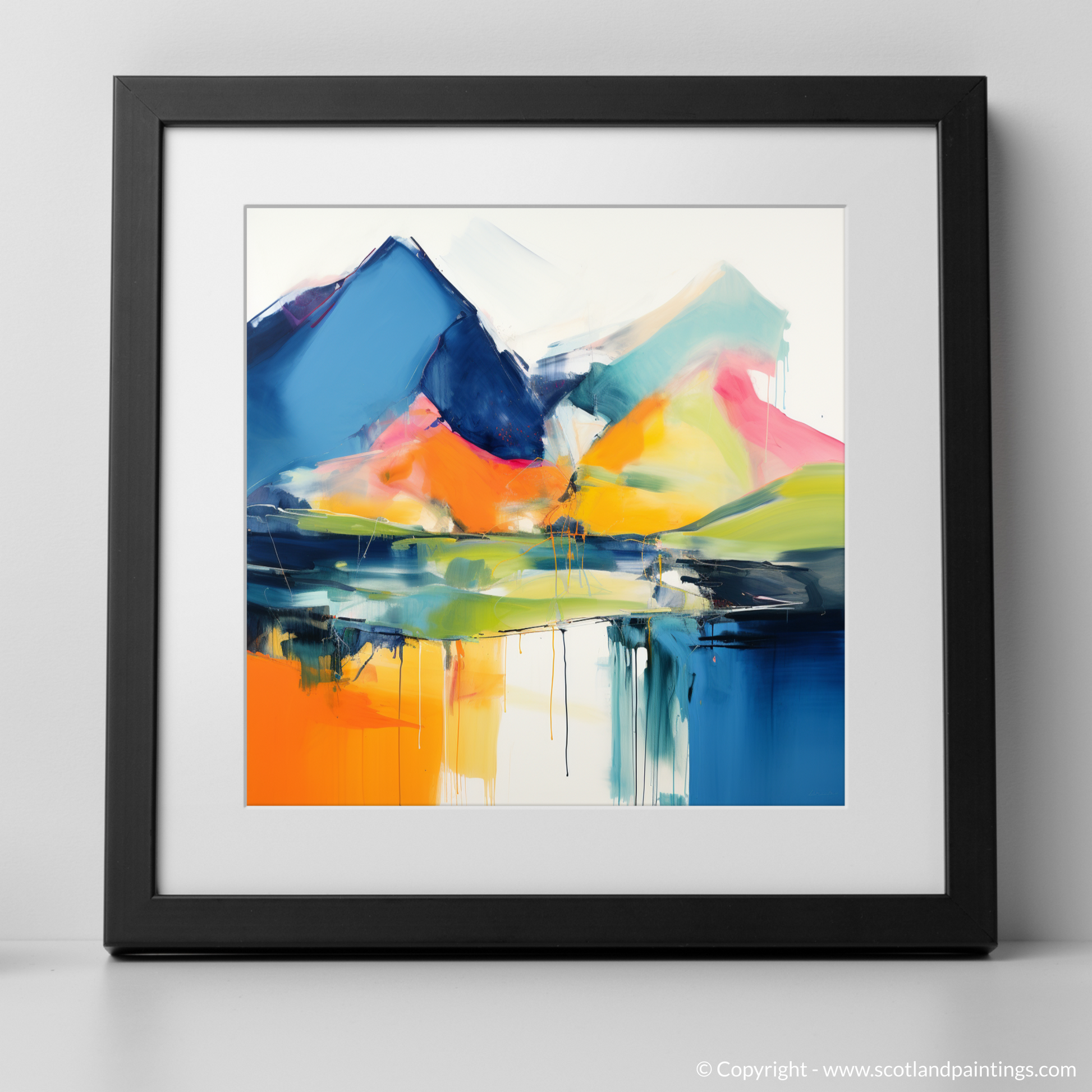 Art Print of Beinn Ìme with a black frame