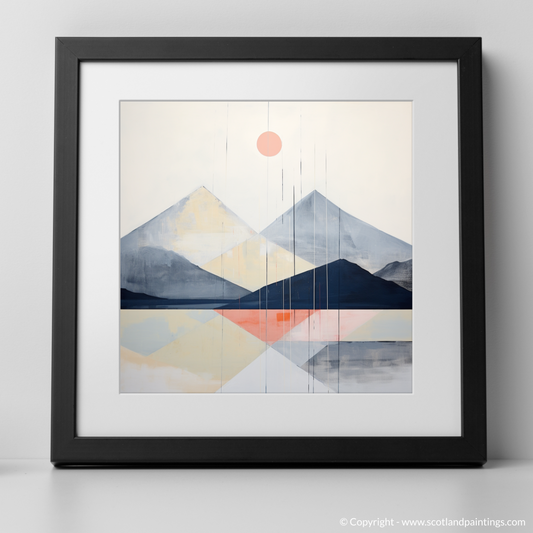 Art Print of Ben Nevis with a black frame