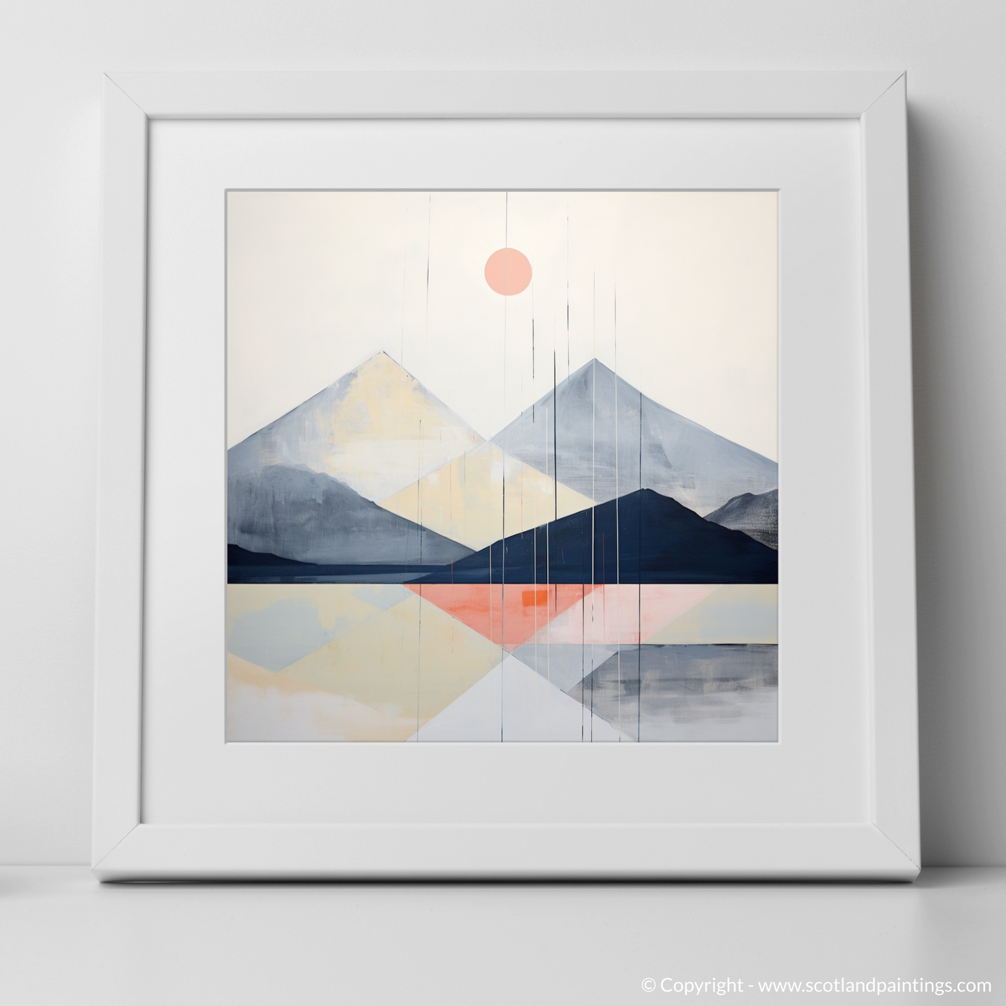 Art Print of Ben Nevis with a white frame