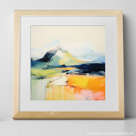 Painting and Art Print of Ben More. Abstract Essence of Ben More.