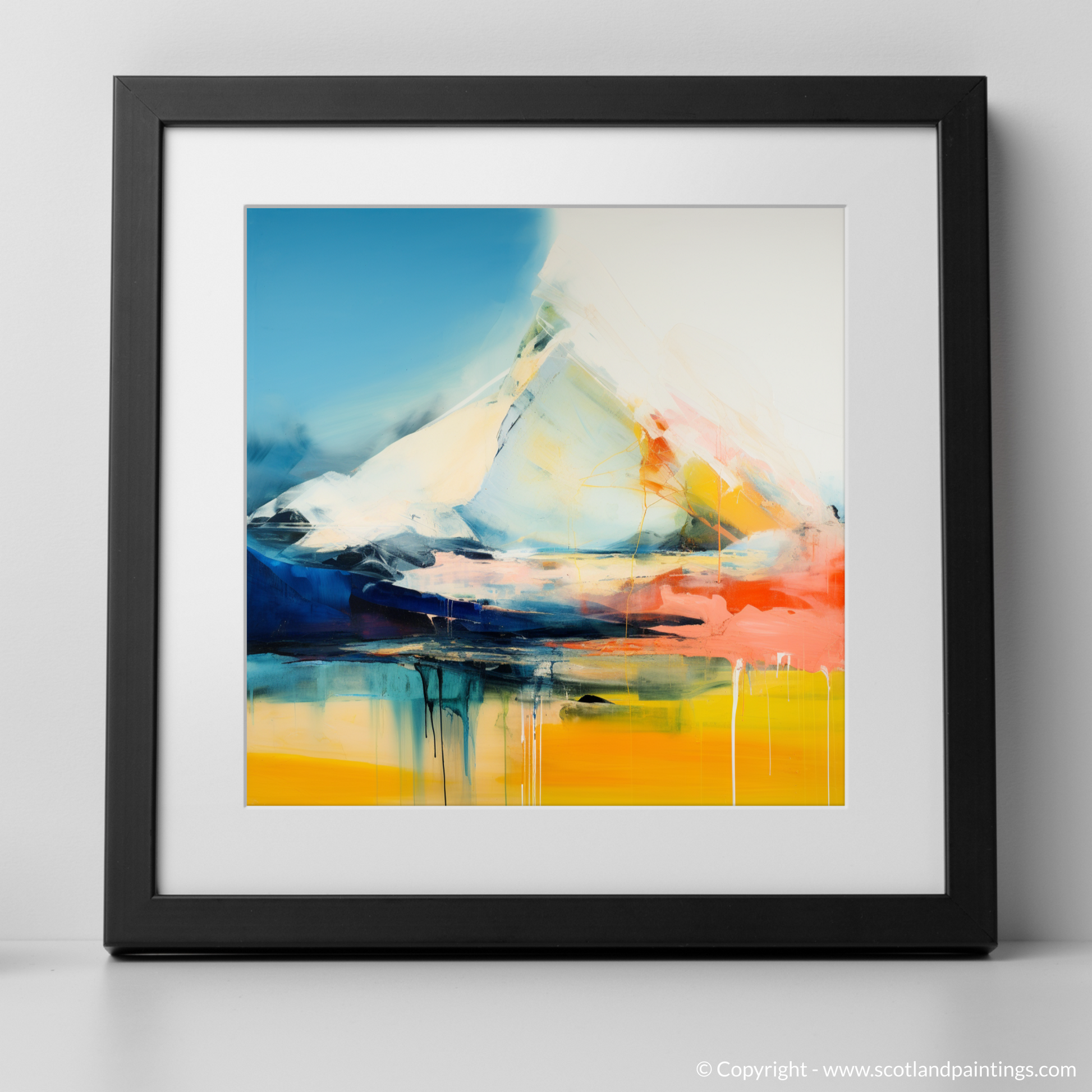 Art Print of Ben More with a black frame