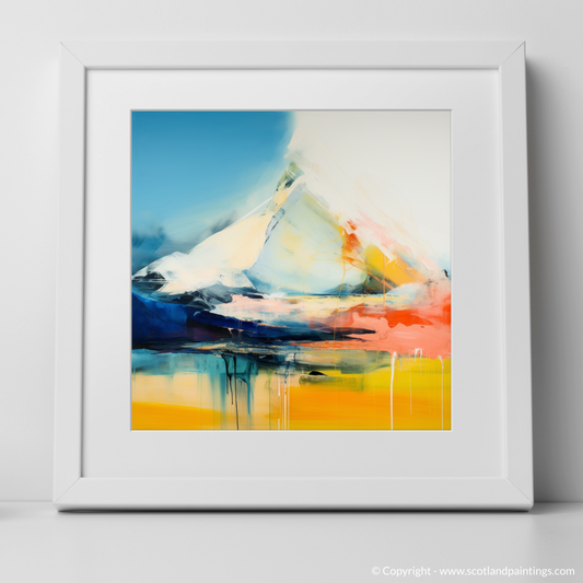 Art Print of Ben More with a white frame